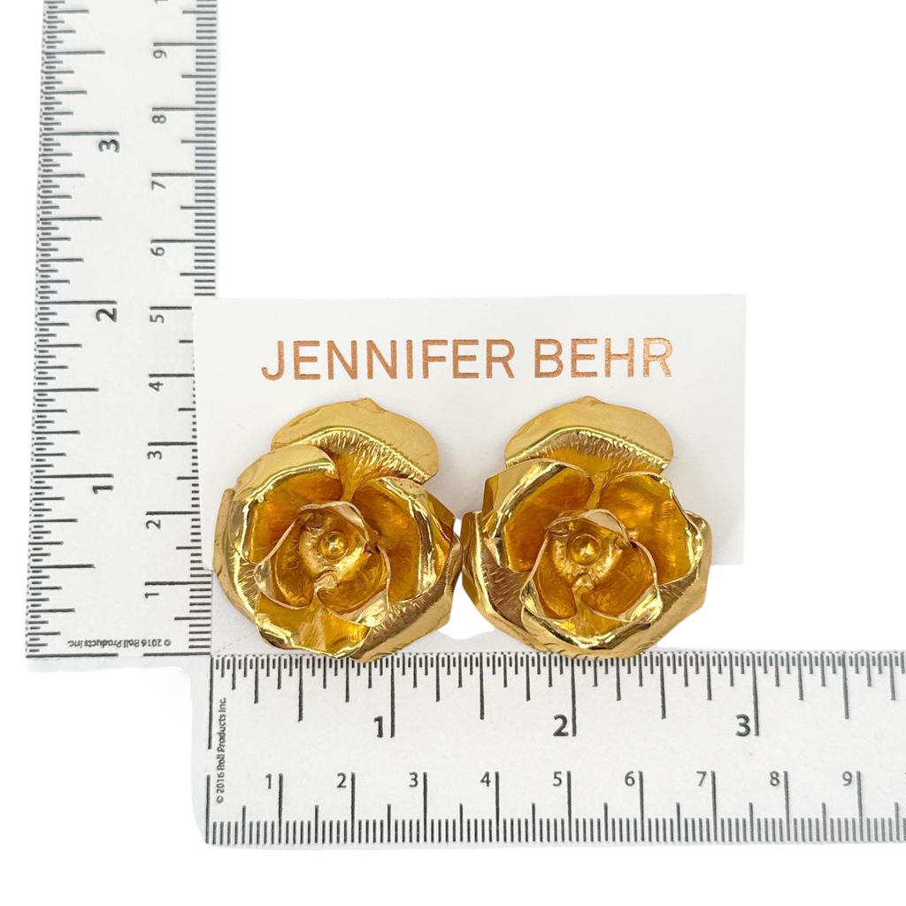 JENNIFER BEHR Tansy Earrings in Gold Jennifer Behr