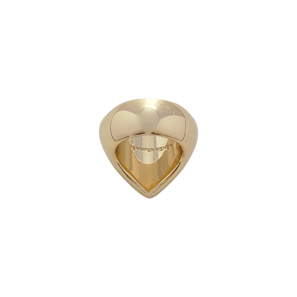 JENNIFER FISHER Puffy Heart Ring in Gold 7 Jennifer Fisher