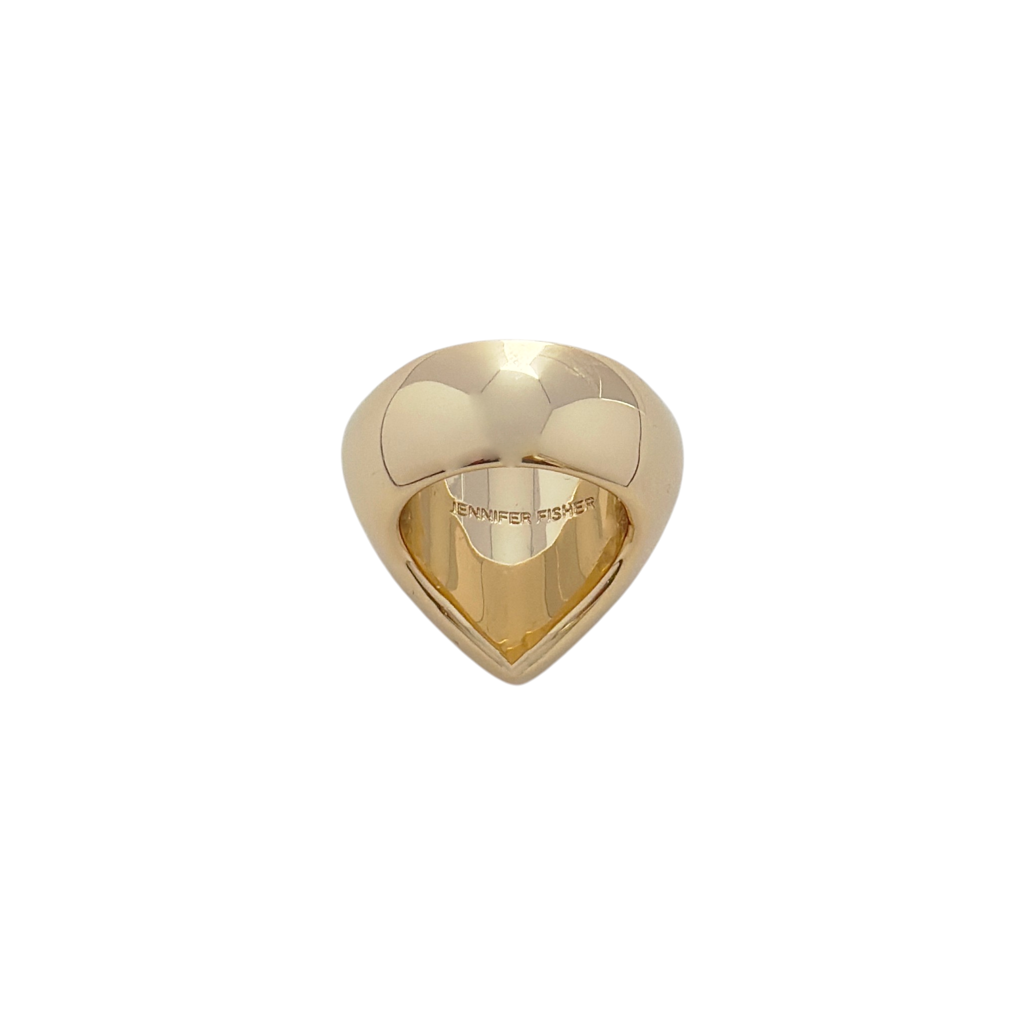 JENNIFER FISHER Puffy Heart Ring in Gold 7 Jennifer Fisher