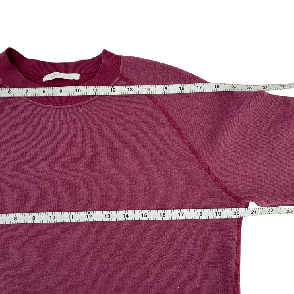 JOHN ELLIOTT Vintage Fleece Crew Sweatshirt 0|XS John Elliott