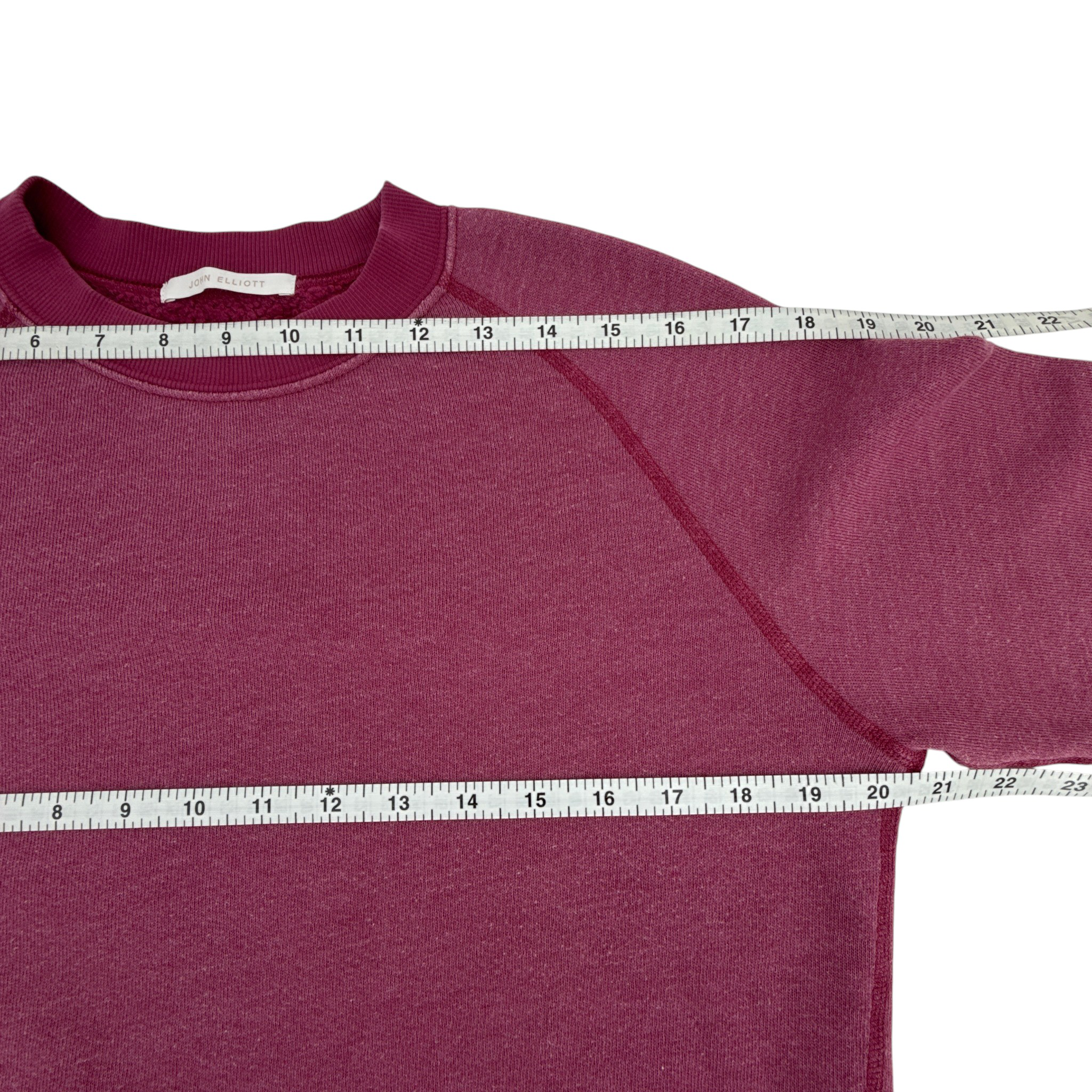 JOHN ELLIOTT Vintage Fleece Crew Sweatshirt 0|XS John Elliott