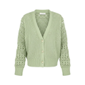JONATHAN SIMKHAI Ambrose Crochet Cardigan in Sage S Jonathan Simkhai
