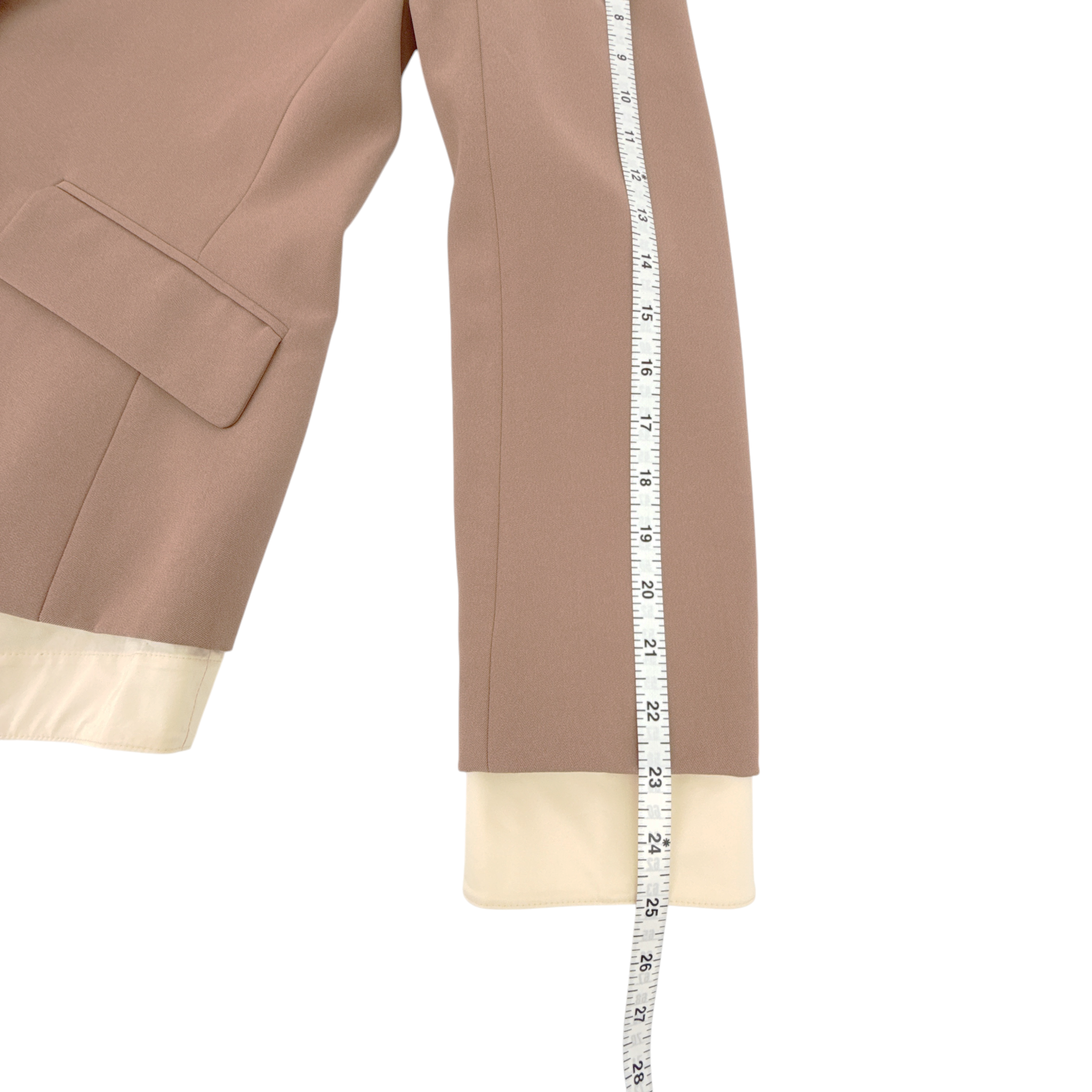 JONATHAN SIMKHAI Jubilee Blazer in Teak/Parchment 6|M Jonathan Simkhai