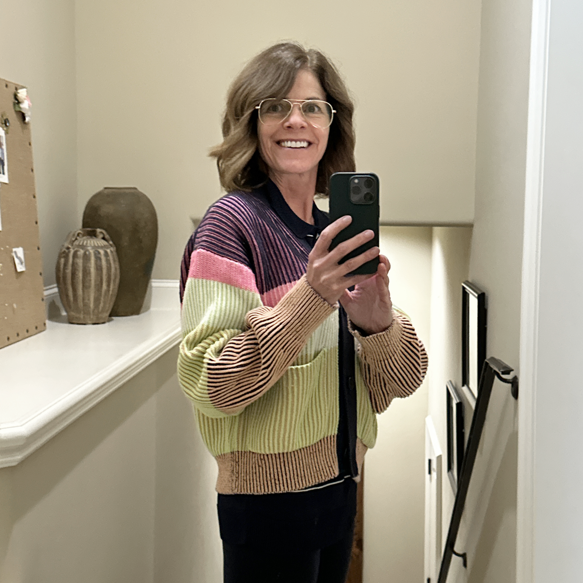 JONATHAN SIMKHAI Safford Cotton Cashmere Cardigan In Lime Multi M Jonathan Simkhai