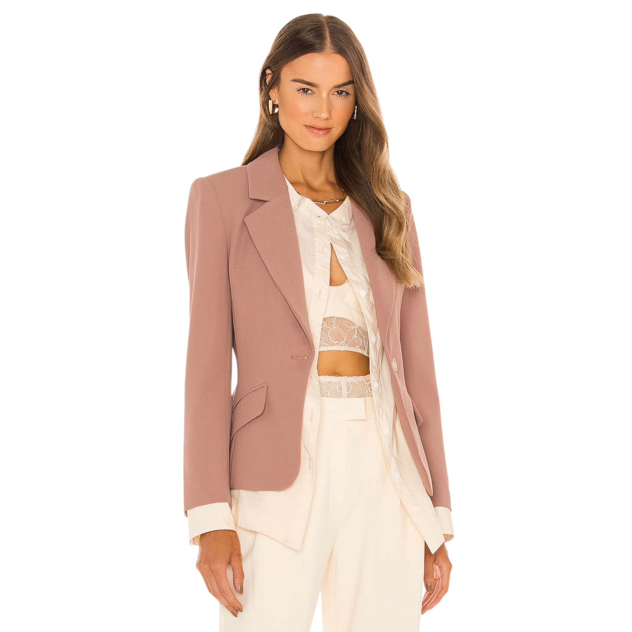 JONATHAN SIMKHAI Jubilee Transitional Blazer in Teak & Parchment 6|M Jonathan Simkhai