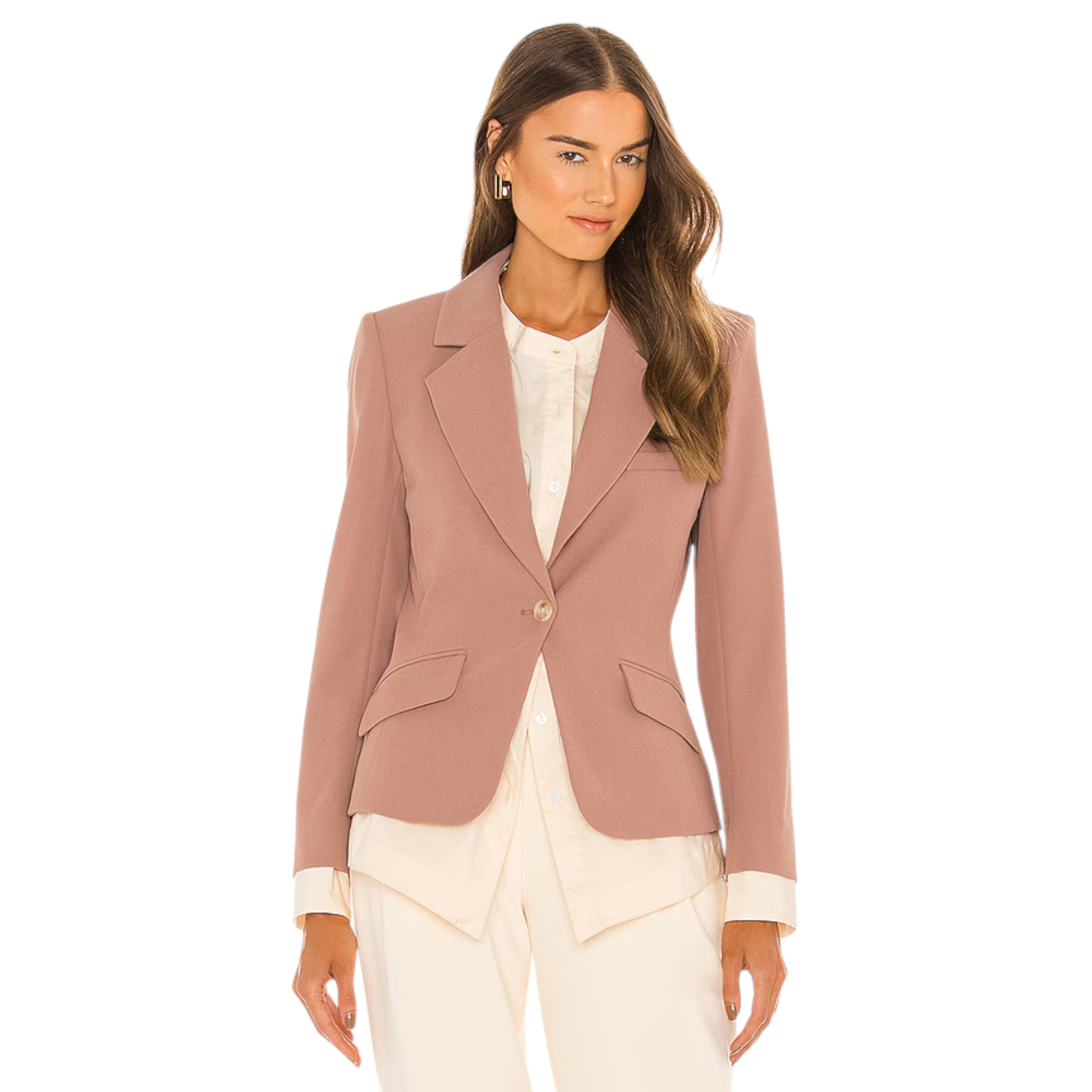 JONATHAN SIMKHAI Jubilee Transitional Blazer in Teak & Parchment 6|M Jonathan Simkhai