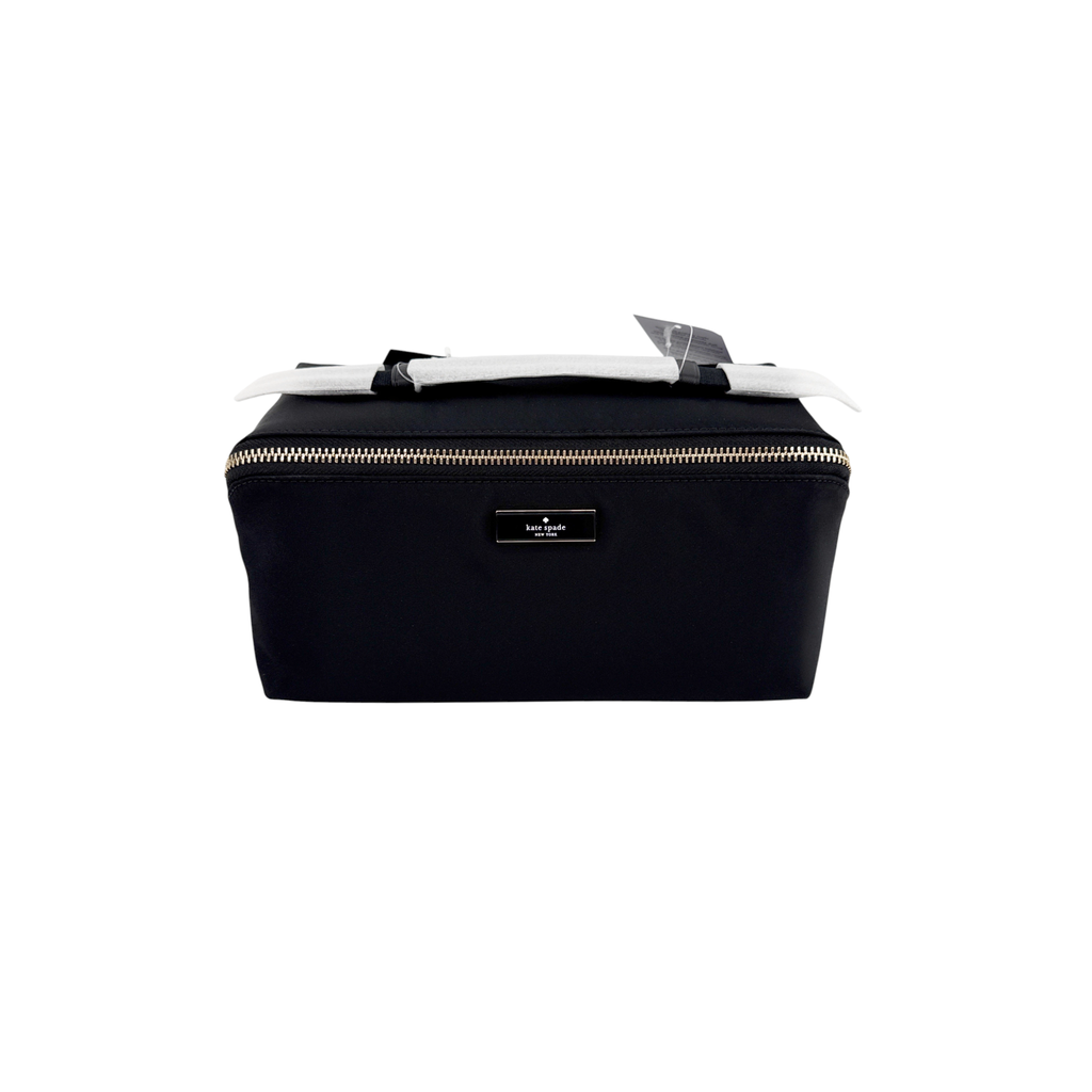 KATE SPADE New York Carter Nylon Travel Cosmetic Pouch in Black Kate Spade New York