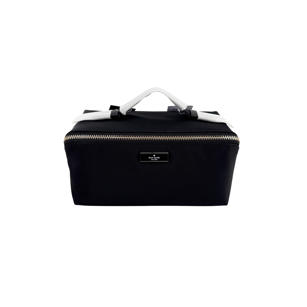 KATE SPADE New York Carter Nylon Travel Cosmetic Pouch in Black Kate Spade New York