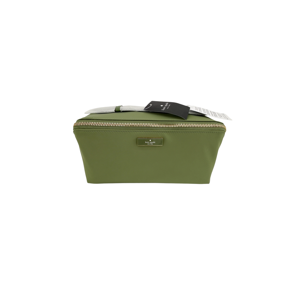 KATE SPADE New York Carter Nylon Travel Cosmetic Pouch in Cedar Stand Kate Spade New York
