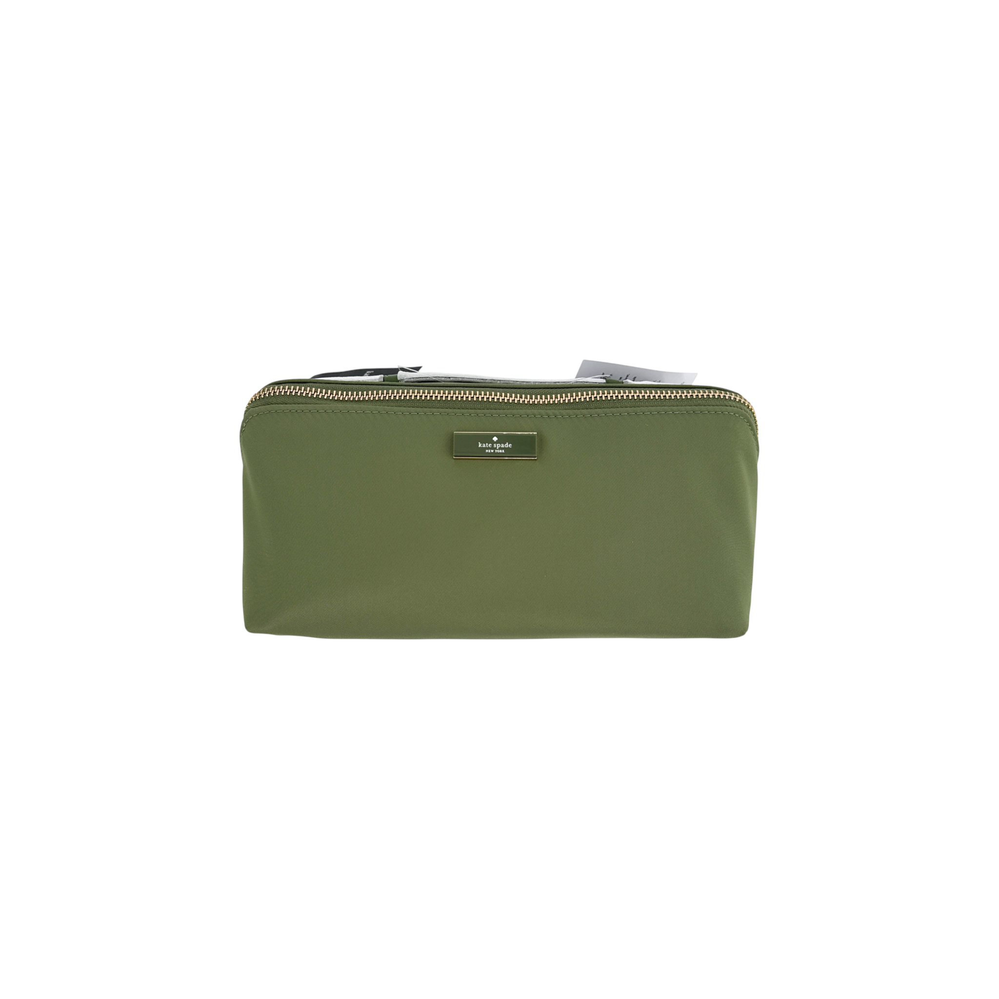 KATE SPADE New York Carter Nylon Travel Cosmetic Pouch in Cedar Stand Kate Spade New York