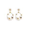 KATE SPADE New York Dazzling Daisies Statement Hoops Kate Spade New York