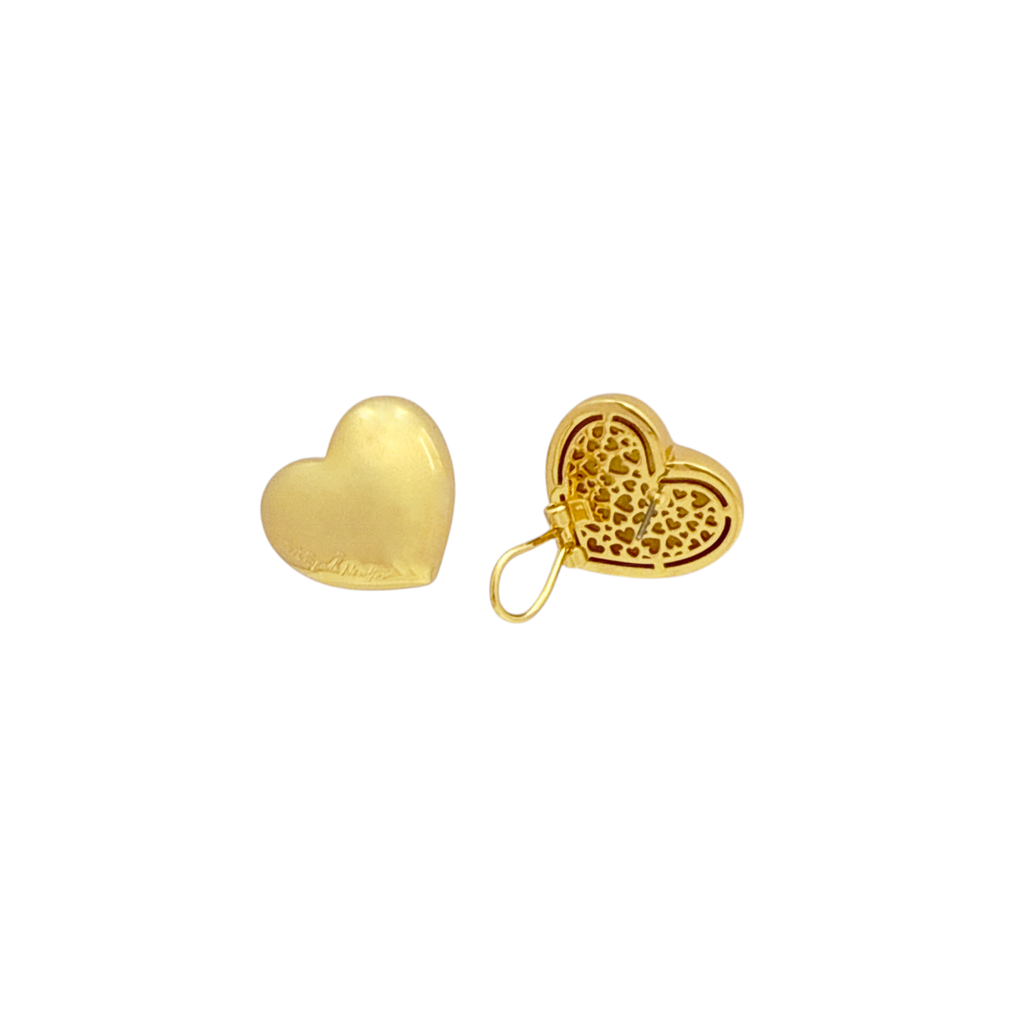 KATE SPADE New York Heart You Statement Studs in Gold Kate Spade New York