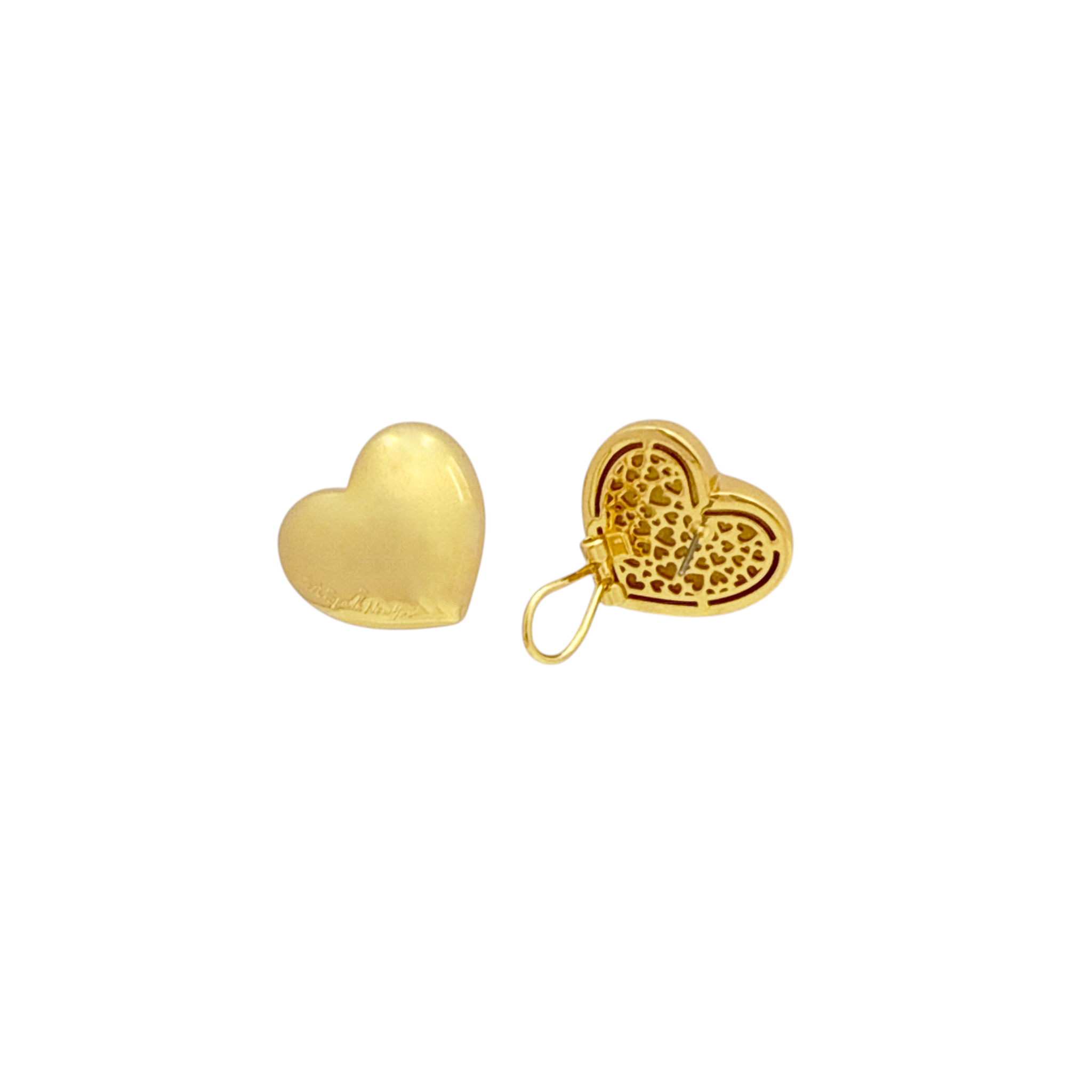 KATE SPADE New York Heart You Statement Studs in Gold Kate Spade New York