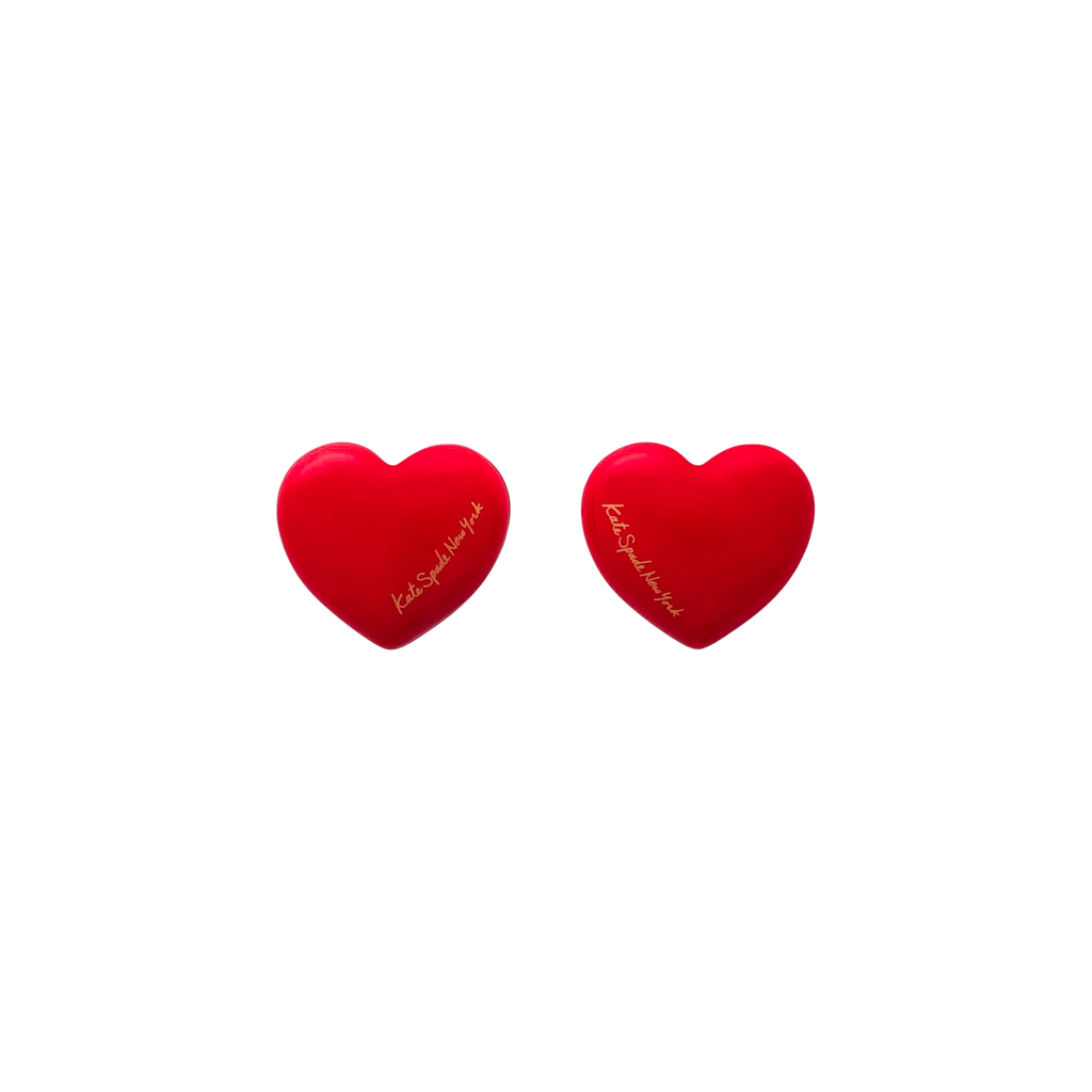 KATE SPADE New York Heart You Statement Studs in Red Kate Spade New York