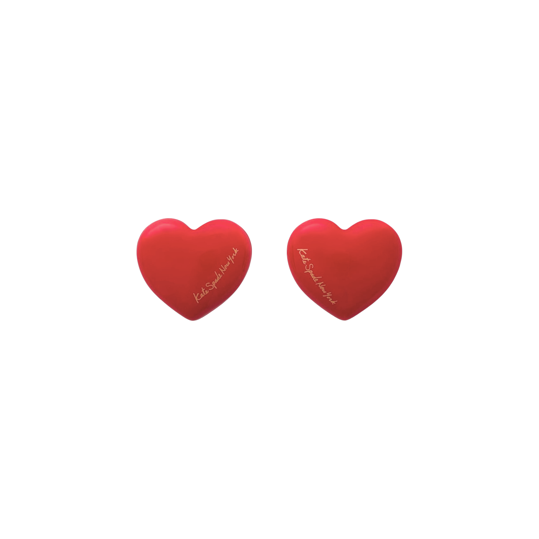 KATE SPADE New York Heart You Statement Studs in Red Kate Spade New York