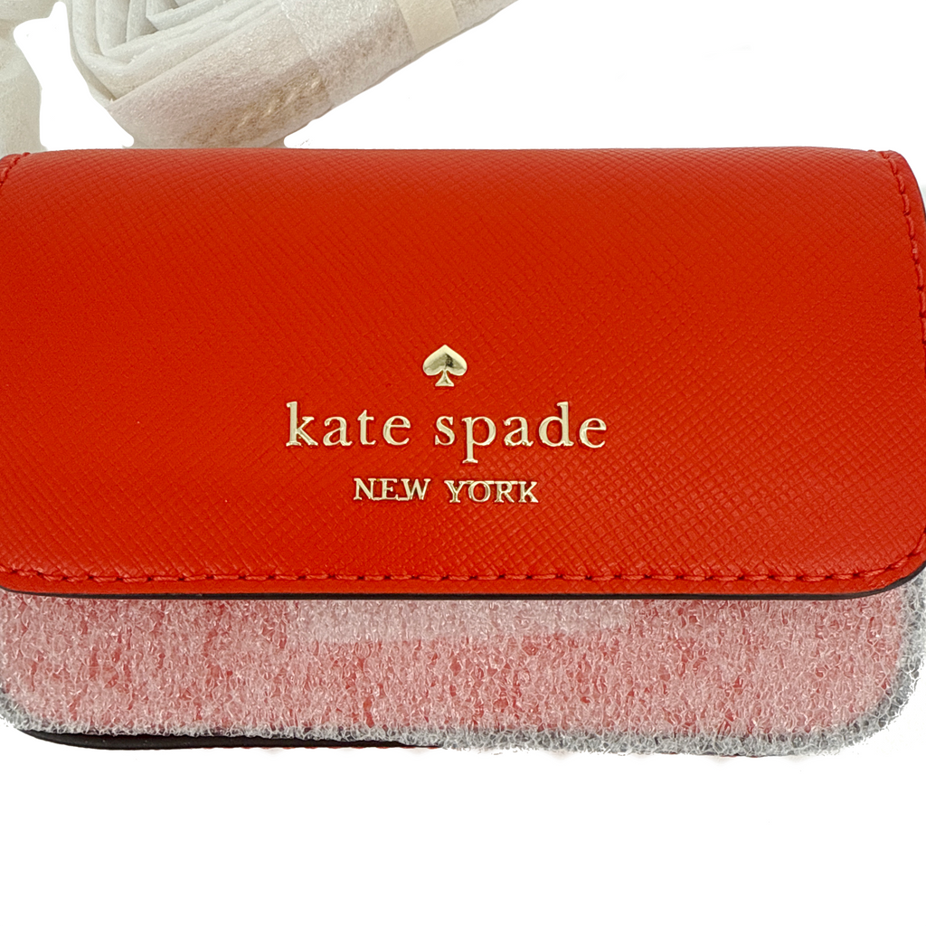 KATE SPADE New York Madison Card Case Crossbody in Tomato Slice Kate Spade New York