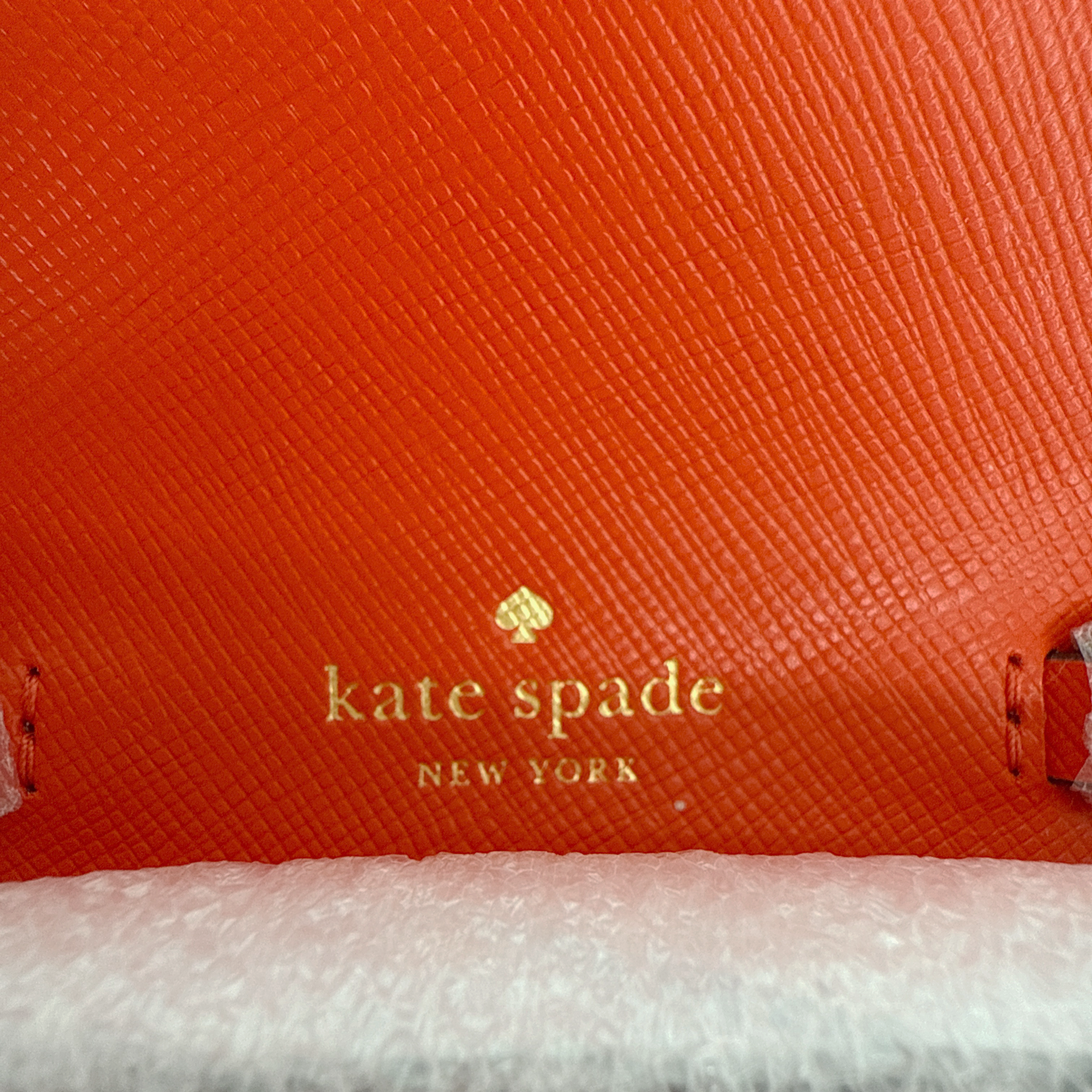 KATE SPADE New York Madison Card Case Crossbody in Tomato Slice Kate Spade New York