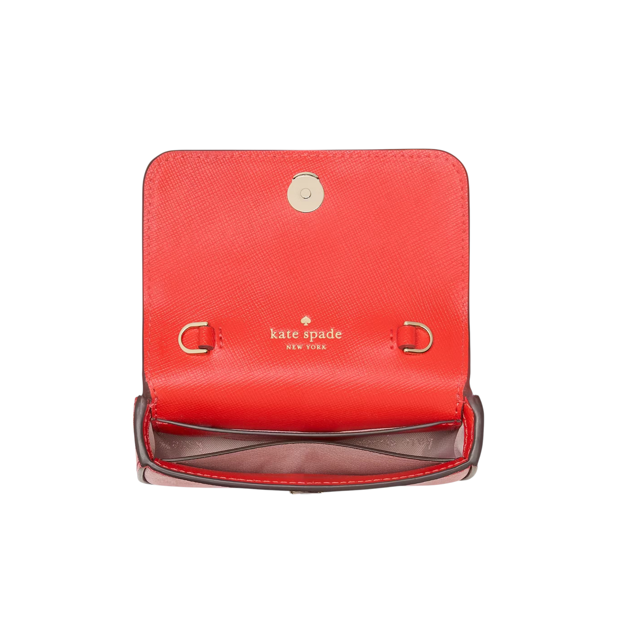 KATE SPADE New York Madison Card Case Crossbody in Tomato Slice Kate Spade New York