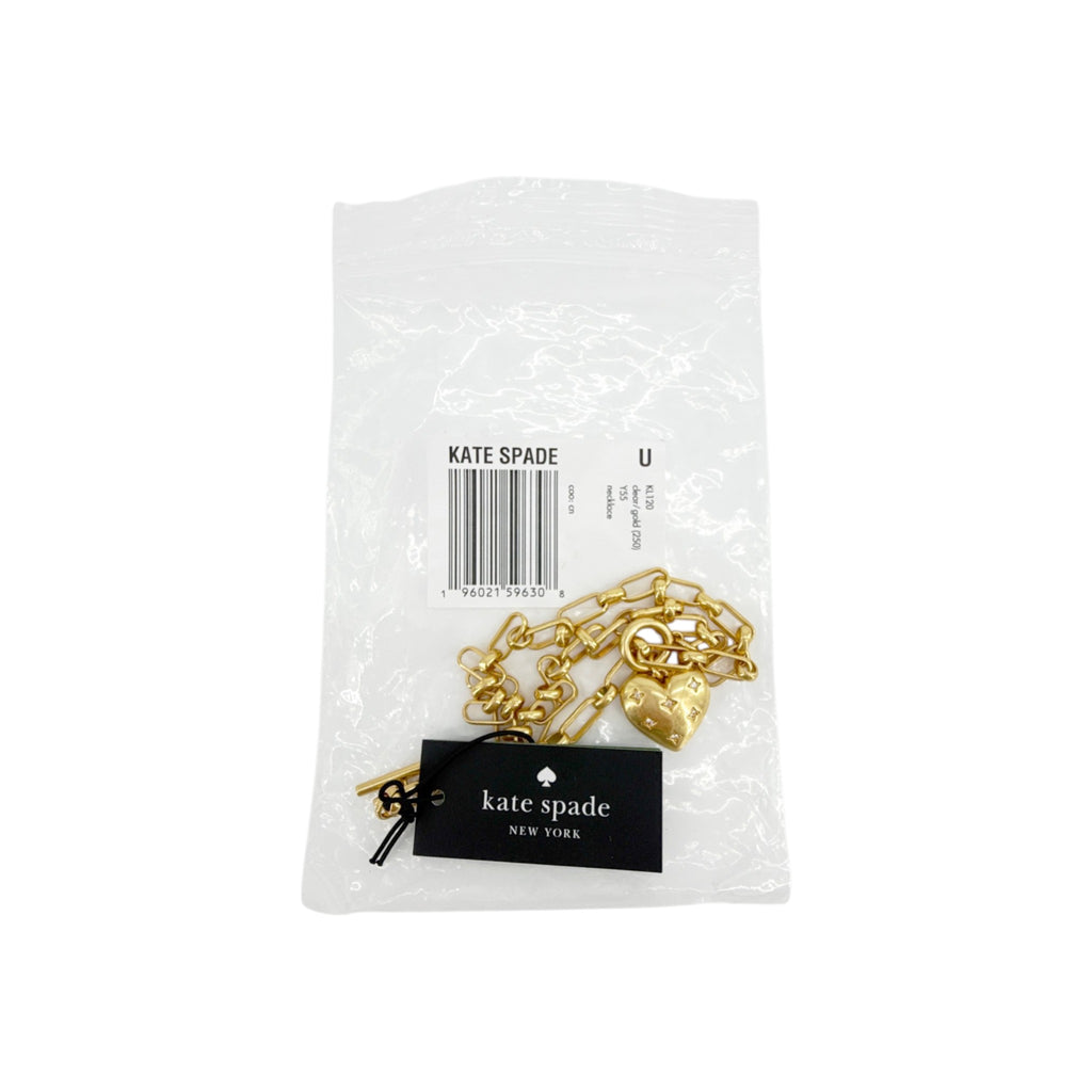 KATE SPADE New York My Precious Heart Toggle Necklace Kate Spade New York