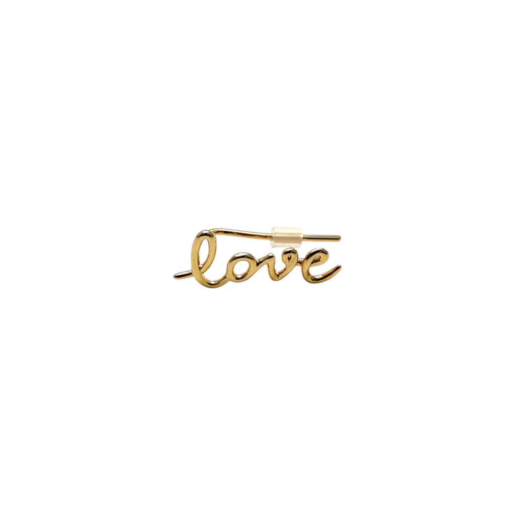KATE SPADE New York Say Yes Love Earrings in Gold Kate Spade New York
