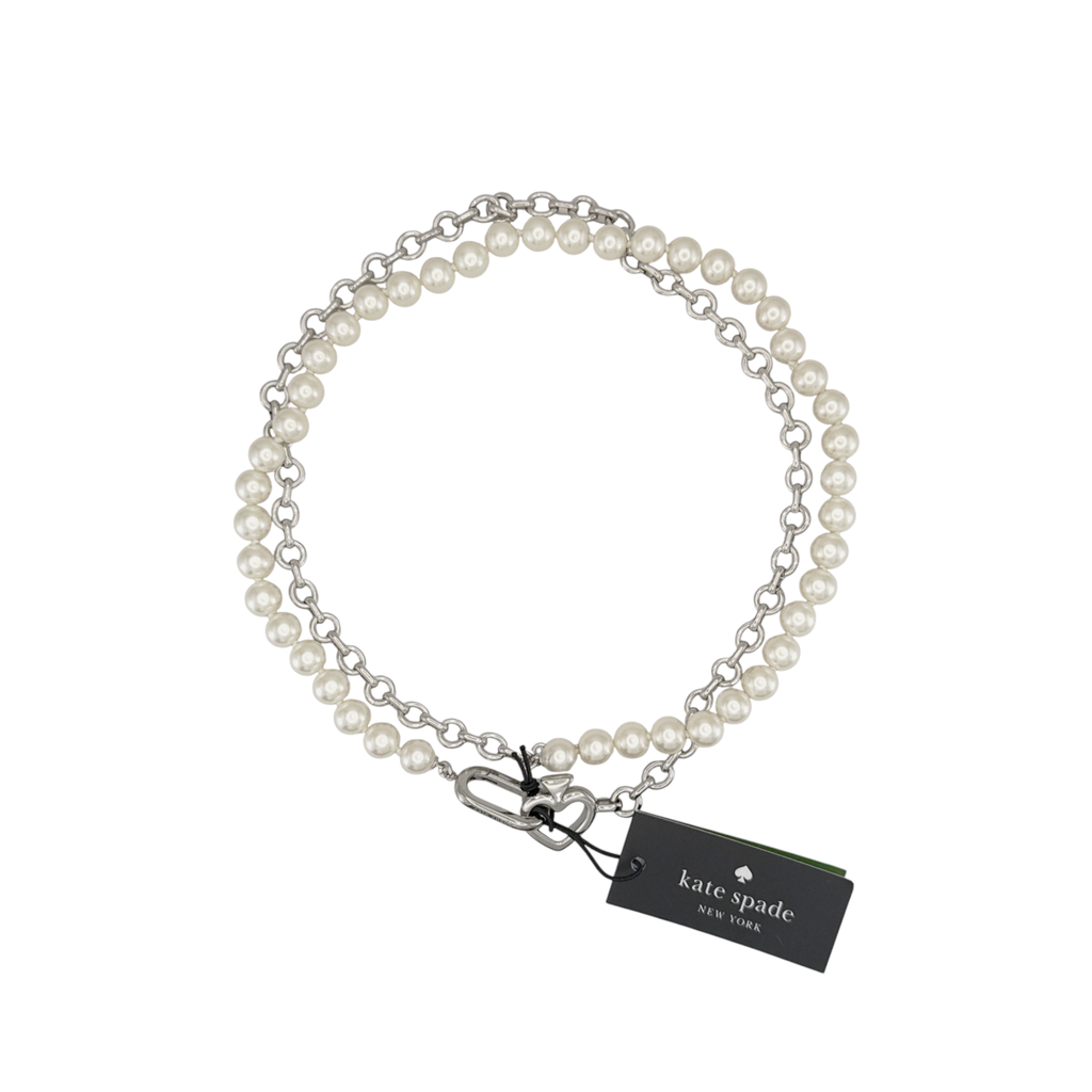 KATE SPADE New York Statement Spade Pearl Wrap Necklace Kate Spade New York