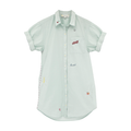 KERRI ROSENTHAL Nina Shirt Dress Happy Everything XS Kerri Rosenthal
