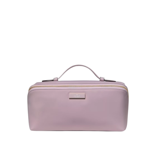 KATE SPADE New York Carter Nylon Travel Cosmetic Pouch in Lavender Smoke