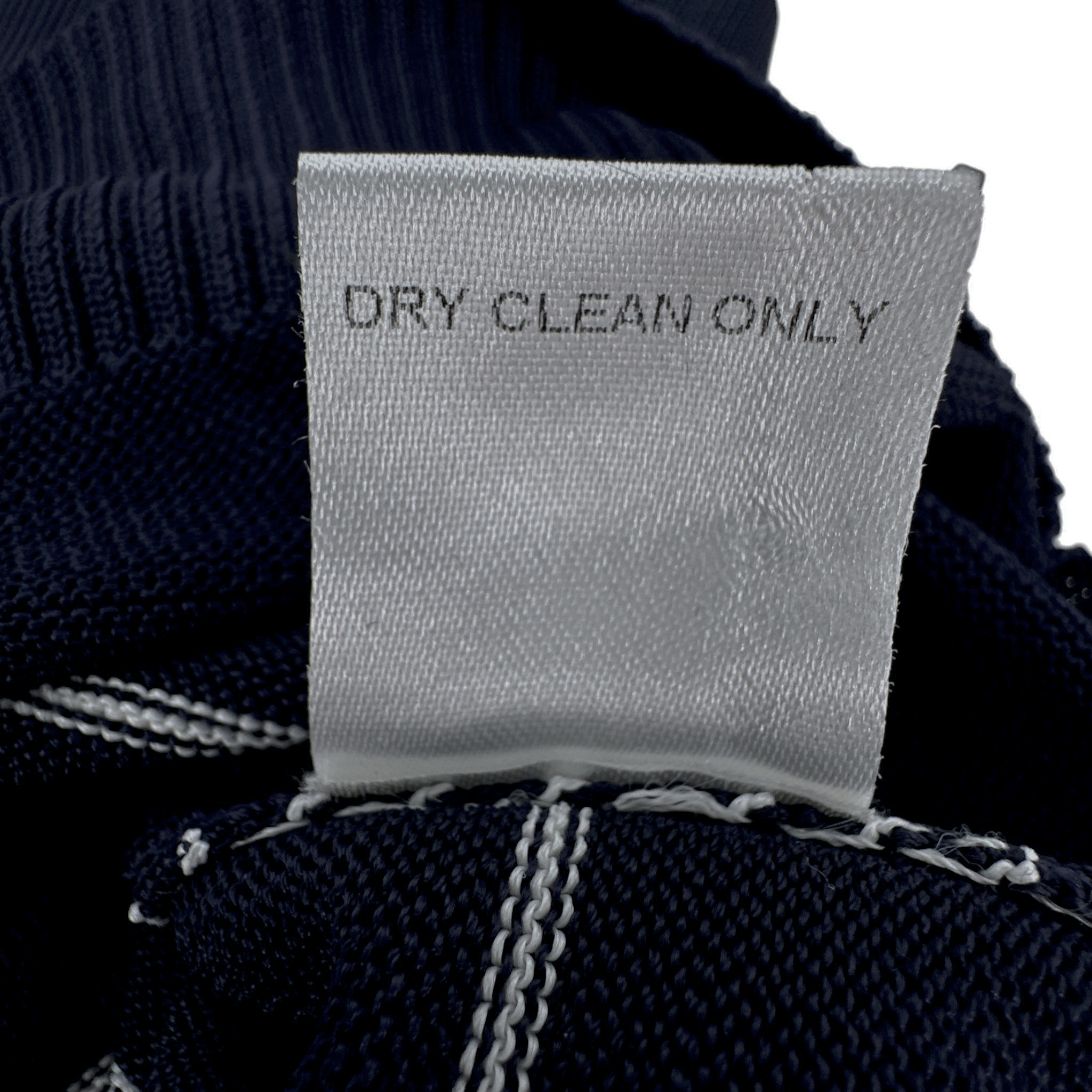 KULE Knit Polo Sweater in Navy L Kule