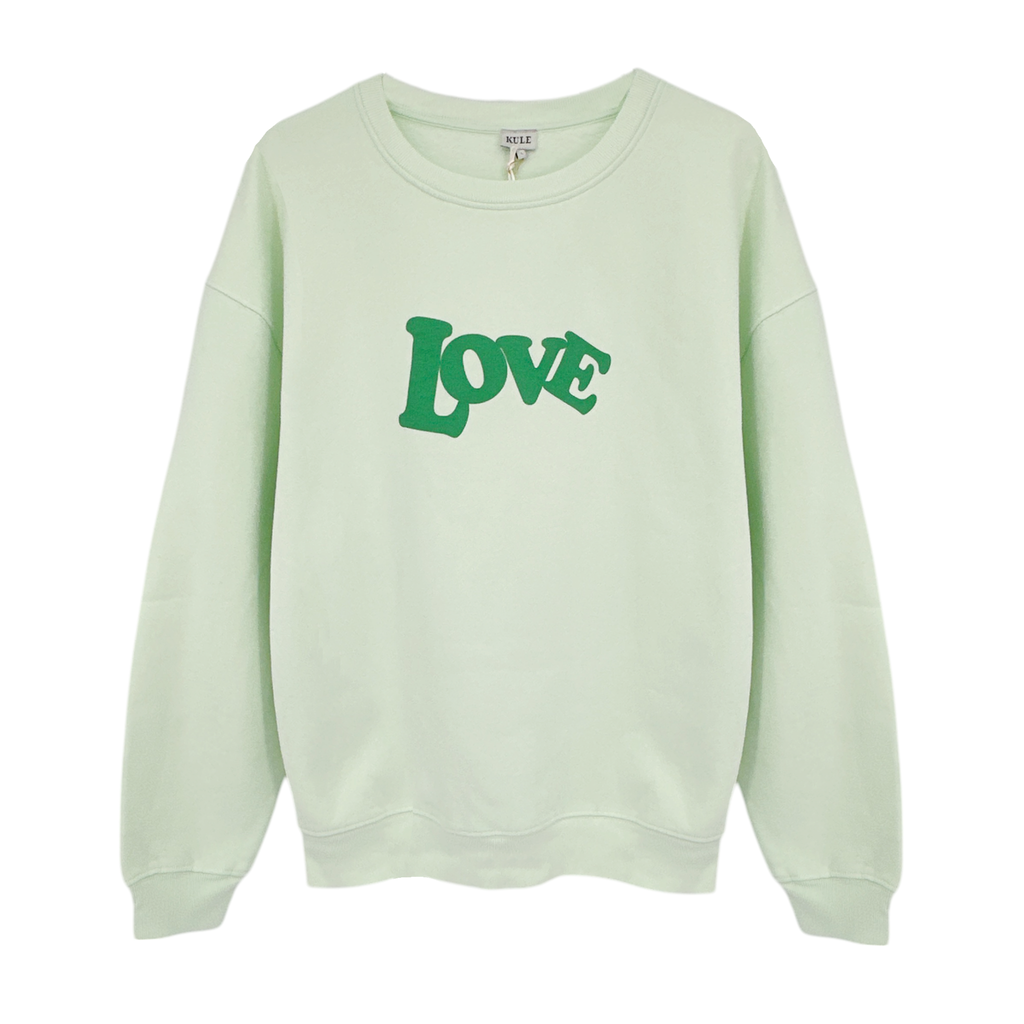 KULE The Oversized 70's LOVE Sweatshirt L Kule