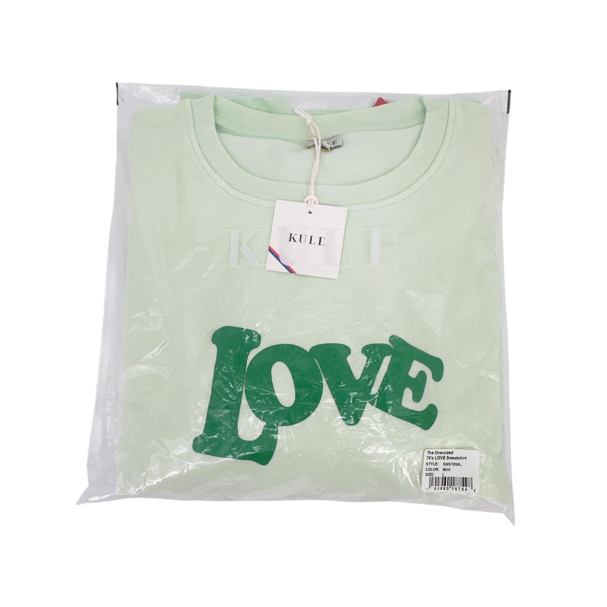 KULE The Oversized 70's LOVE Sweatshirt L Kule