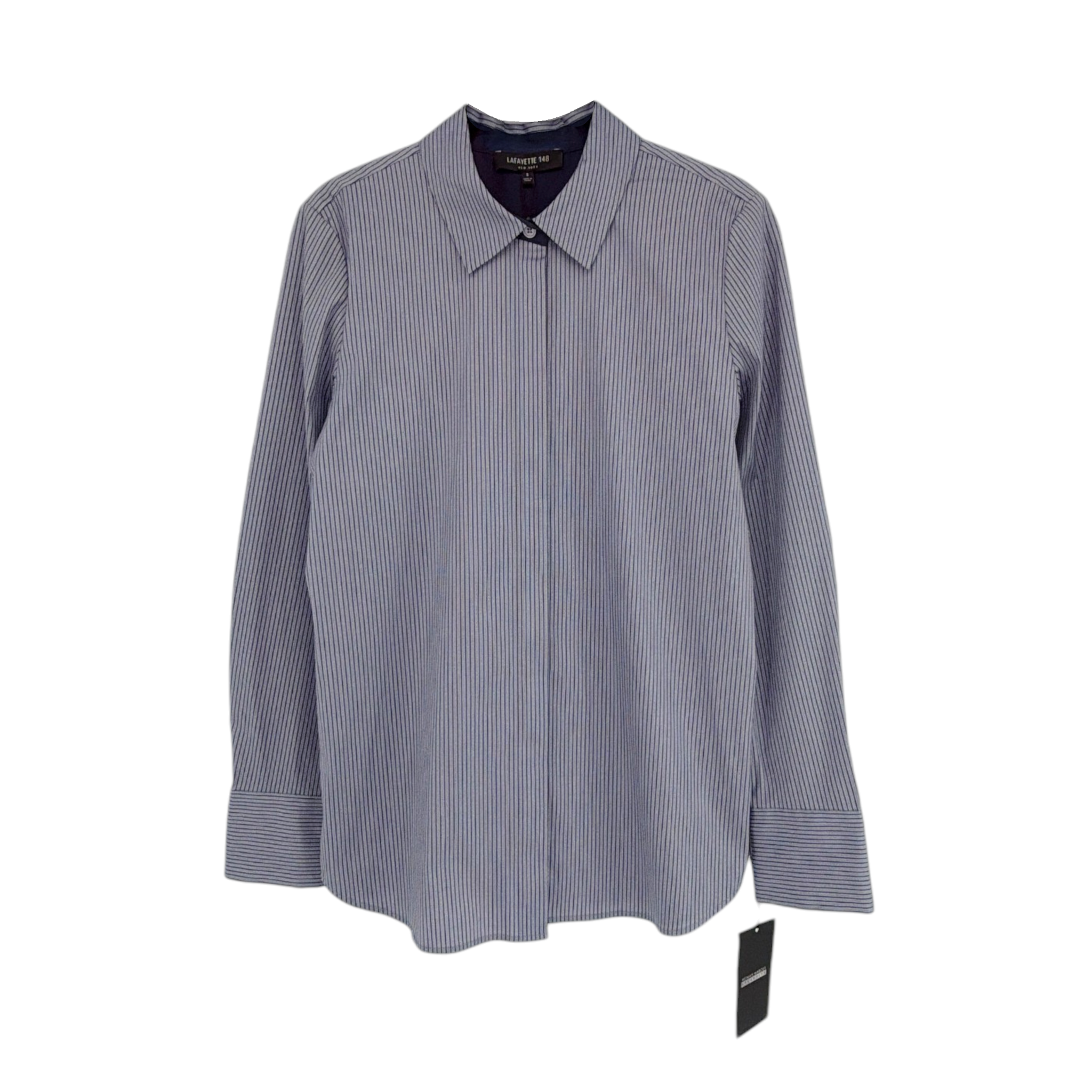 LAFAYETTE 148 New York Shirt in Bluestone Multi S Lafayette 148 New York