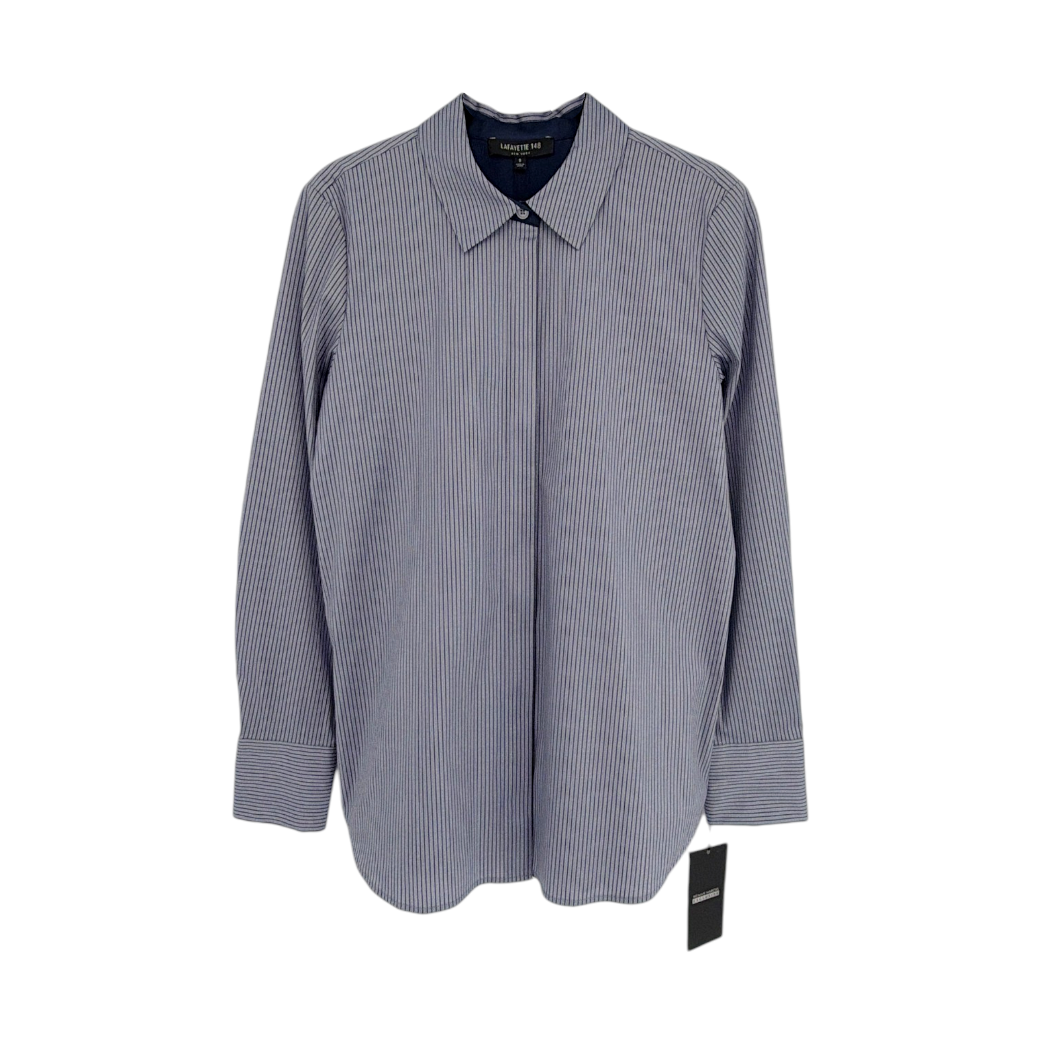 LAFAYETTE 148 New York Shirt in Bluestone Multi S Lafayette 148 New York