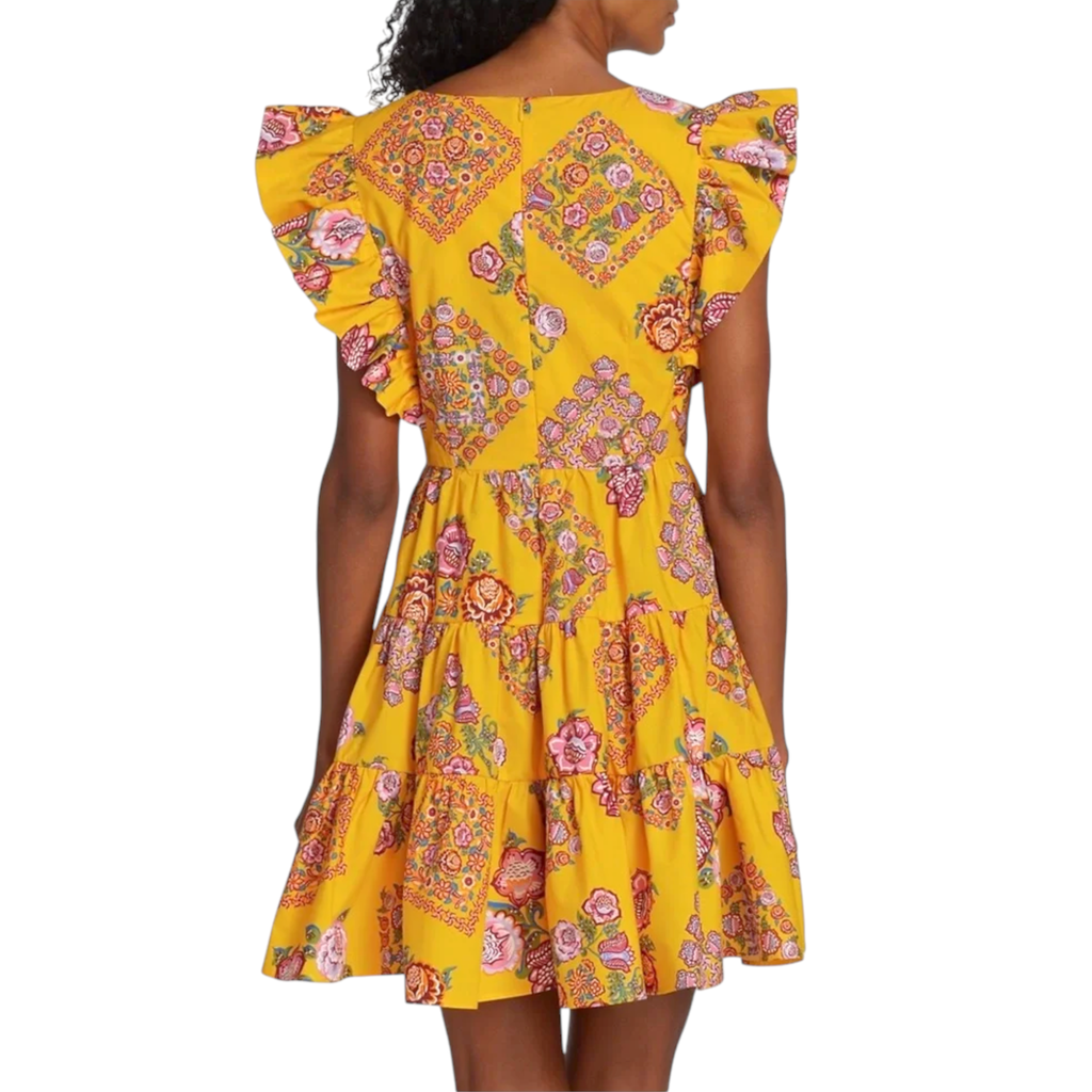 LA DOUBLEJ Honeybun Dress in Cowgirl Giallo L La Double J