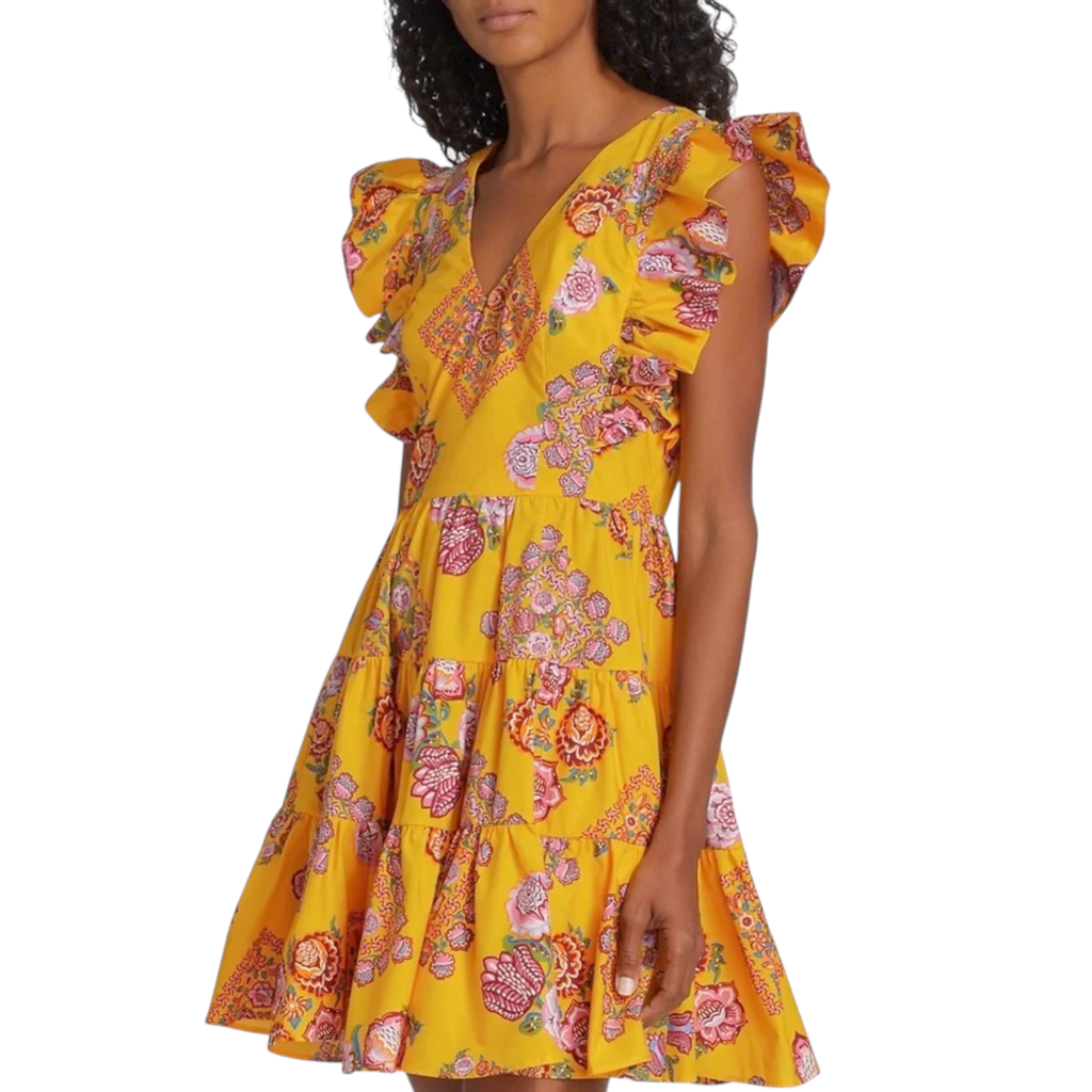 LA DOUBLEJ Honeybun Dress in Cowgirl Giallo L La Double J
