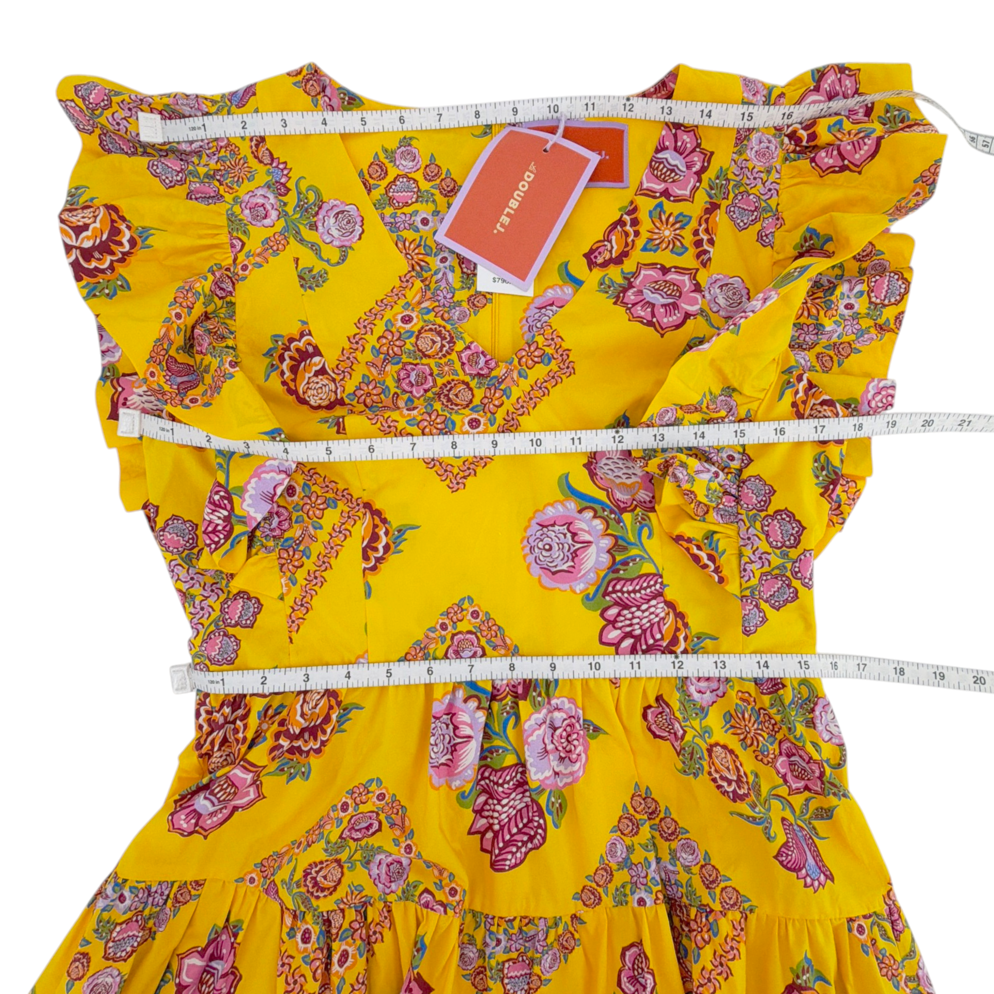 LA DOUBLEJ Honeybun Dress in Cowgirl Giallo L La Double J