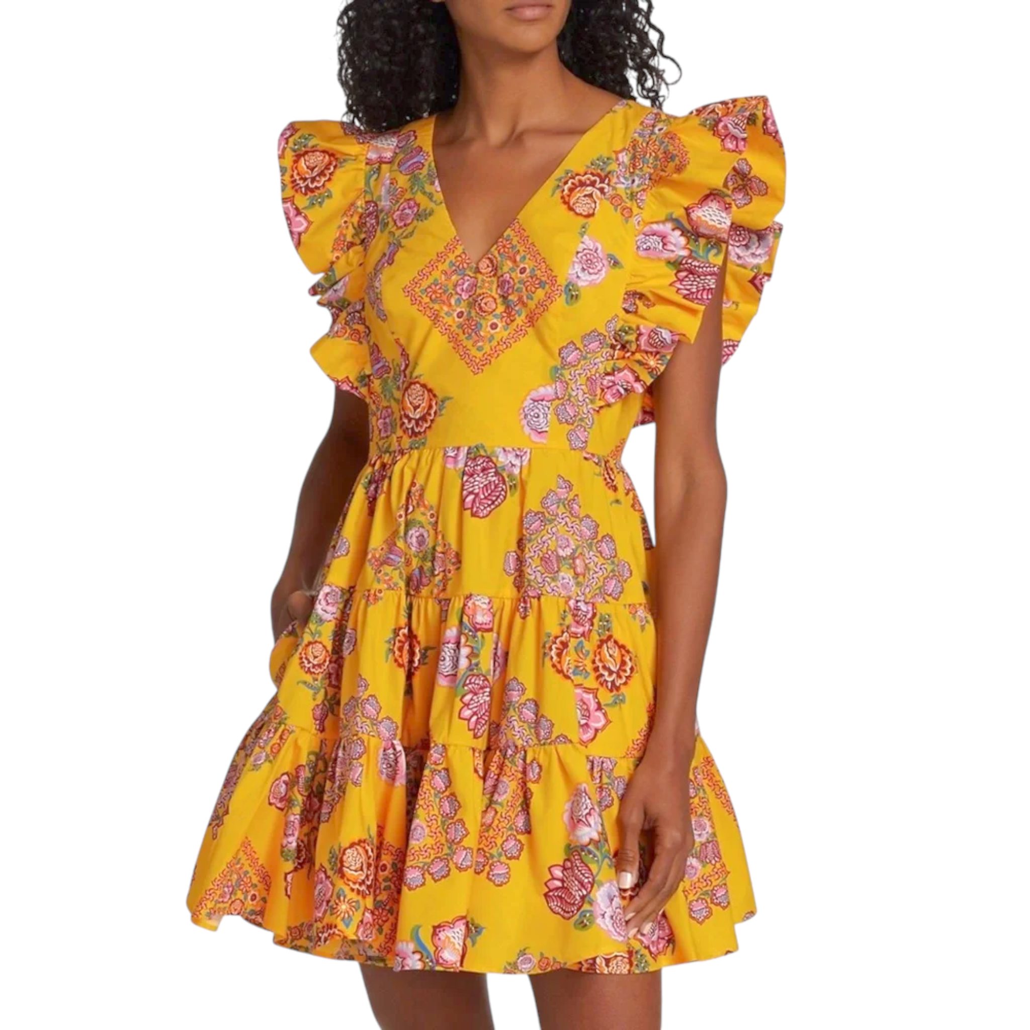 LA DOUBLEJ Honeybun Dress in Cowgirl Giallo L La Double J