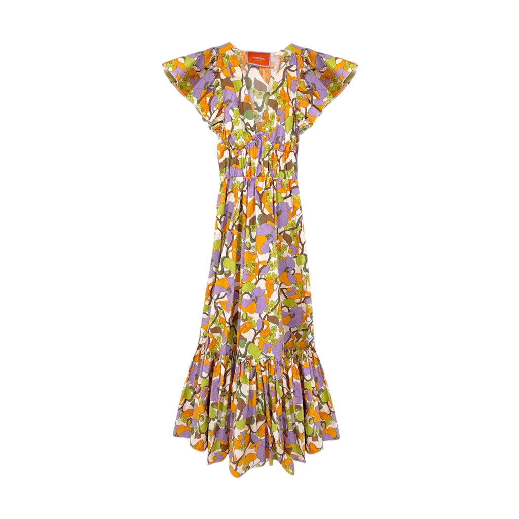 LA DOUBLEJ Keira Dress in Vines Bianco XS La Double J