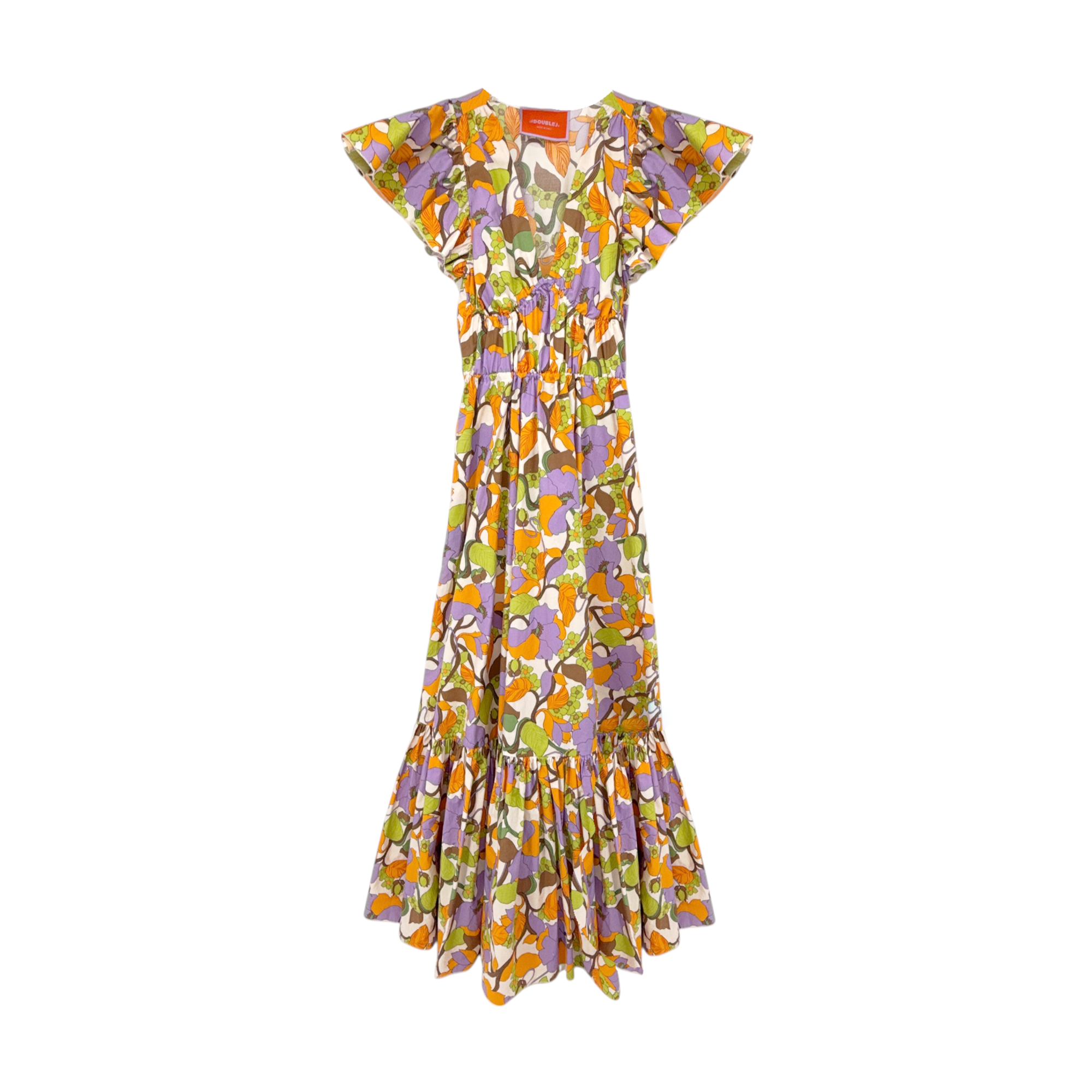 LA DOUBLEJ Keira Dress in Vines Bianco XS La Double J