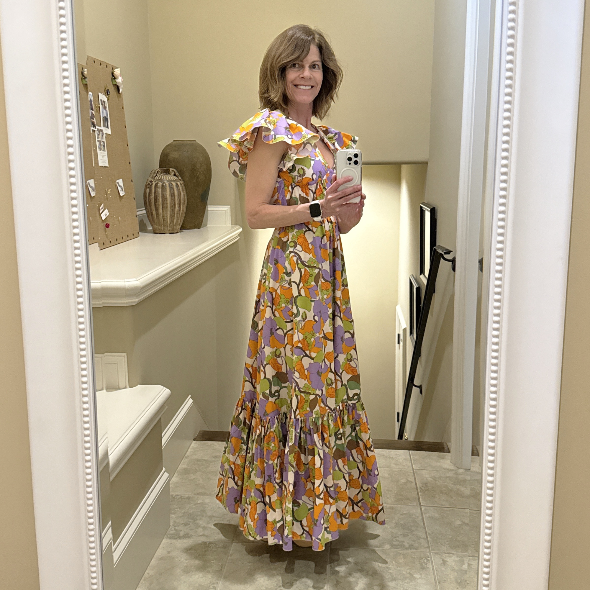 LA DOUBLEJ Keira Dress in Vines Bianco XS La Double J