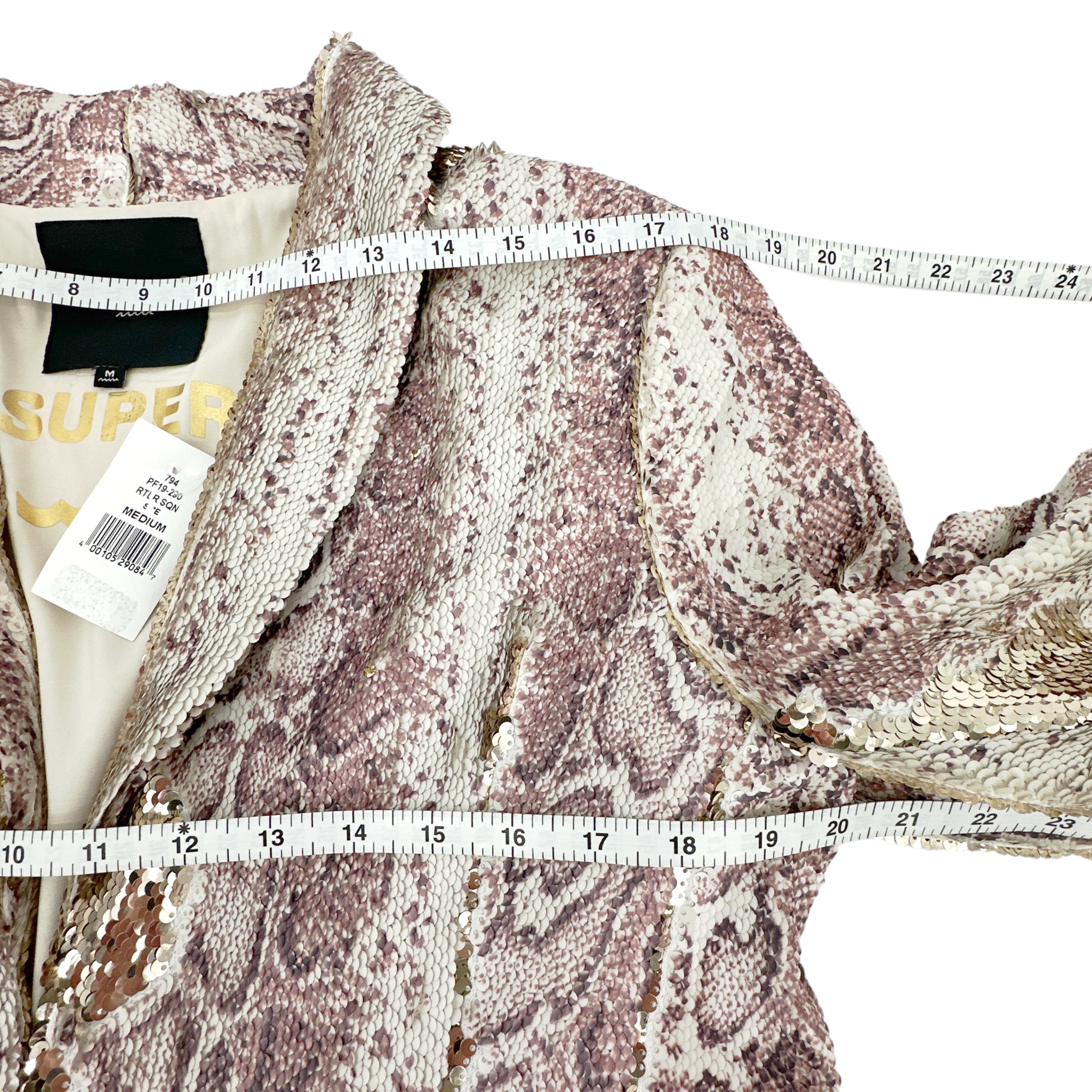 LE SUPERBE Morrisons Sequin Jacket Rattler M Le Superbe