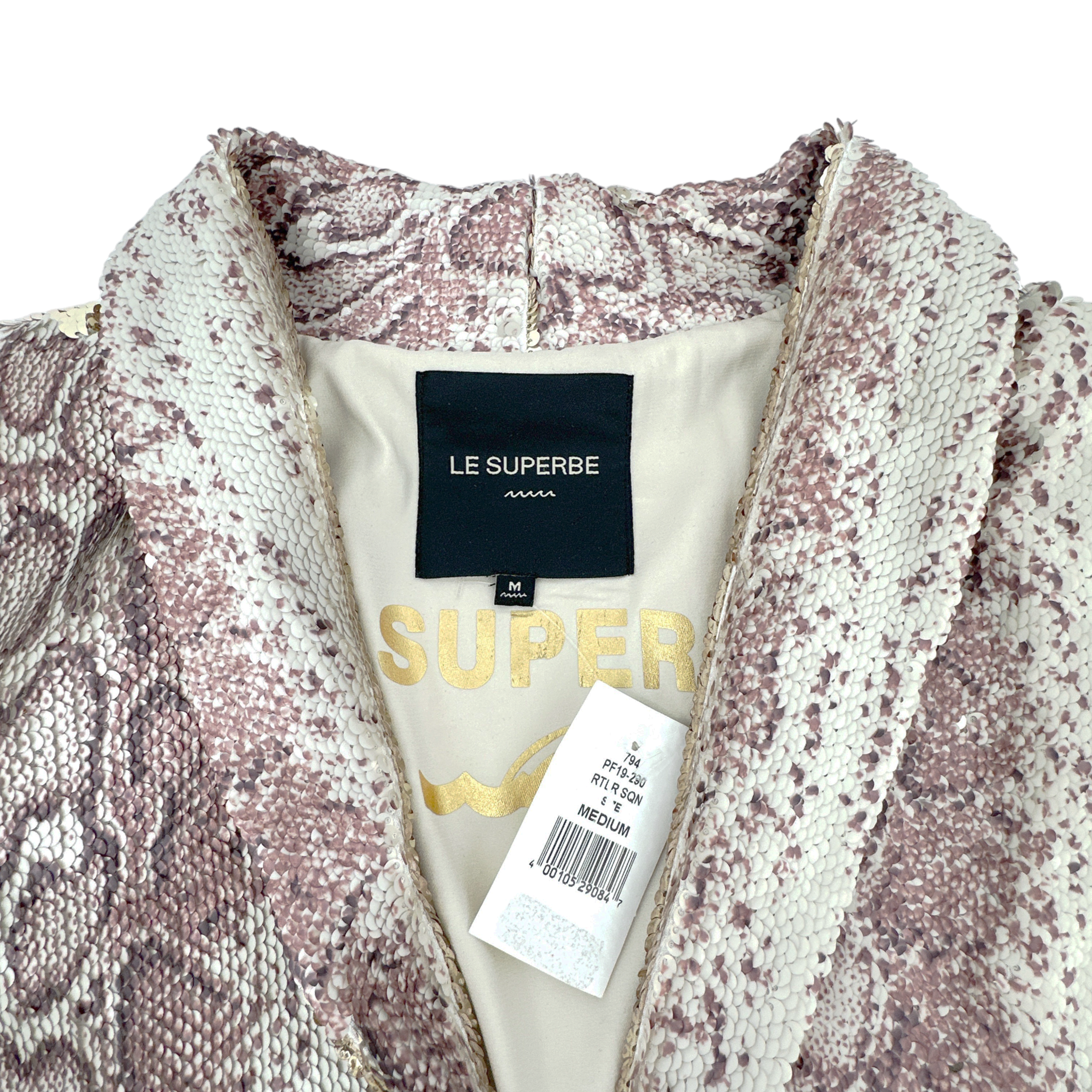 LE SUPERBE Morrisons Sequin Jacket Rattler M Le Superbe