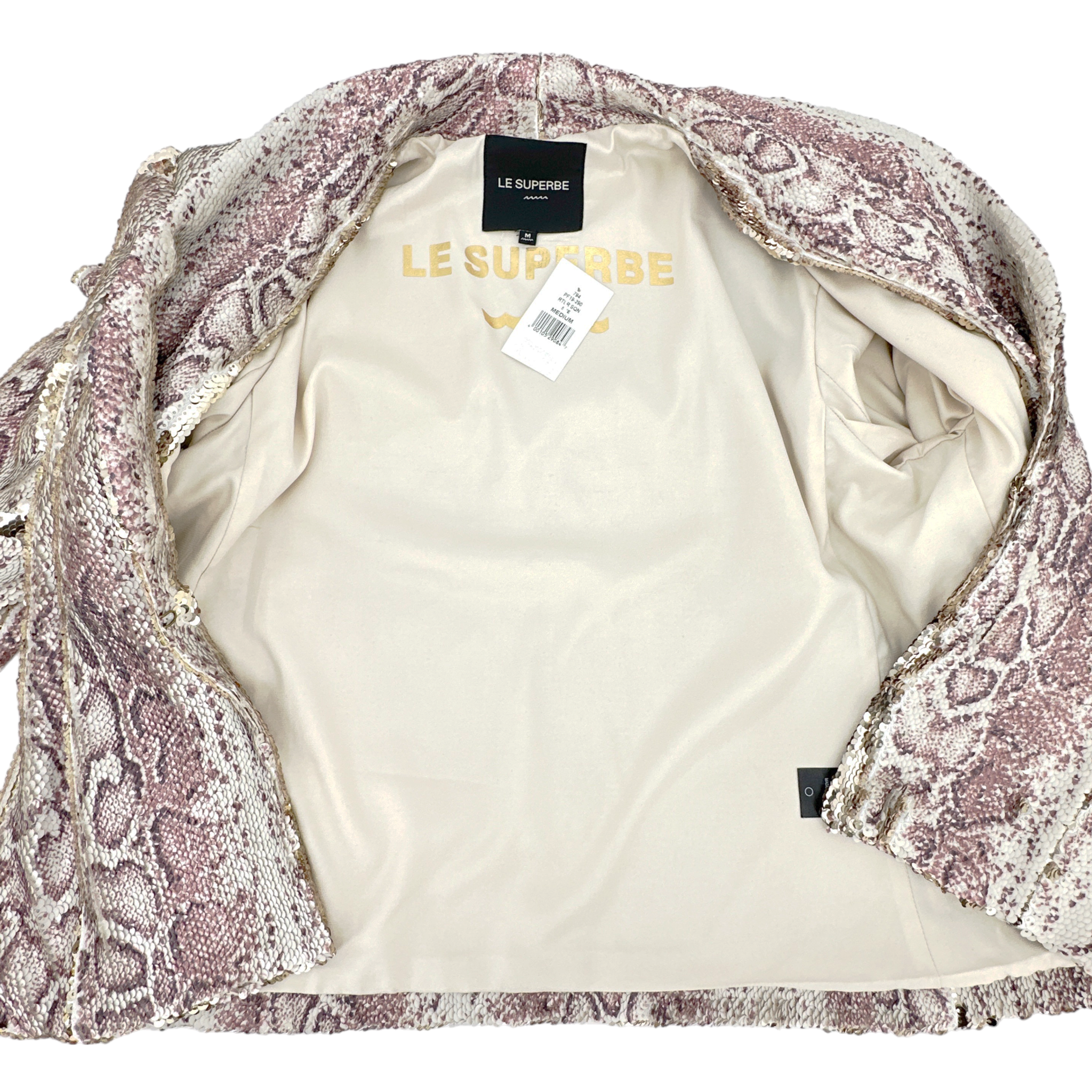 LE SUPERBE Morrisons Sequin Jacket Rattler M Le Superbe