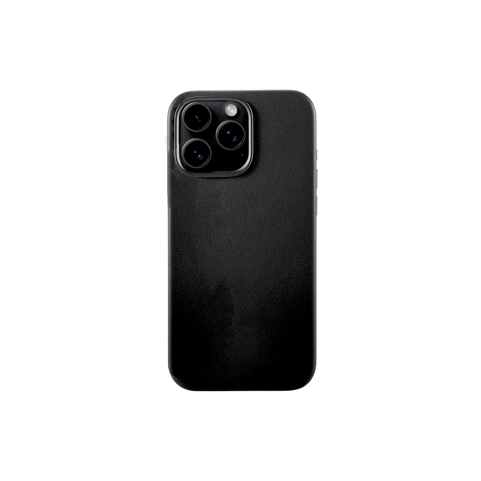 LONLI Leather Phone Case for iPhone 16 Pro in Black Lonli