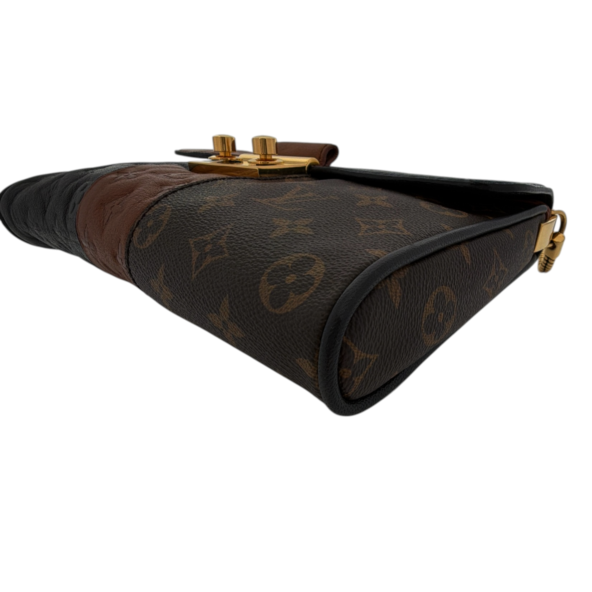 LOUIS VUITTON Limited Edition Monogram Blocks Pochette Plate Marine Louis Vuitton