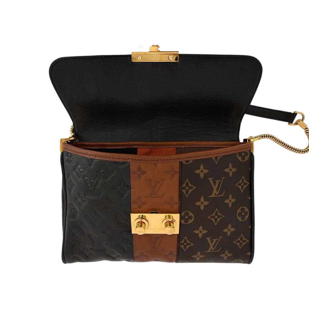 LOUIS VUITTON Limited Edition Monogram Blocks Pochette Plate Marine Louis Vuitton