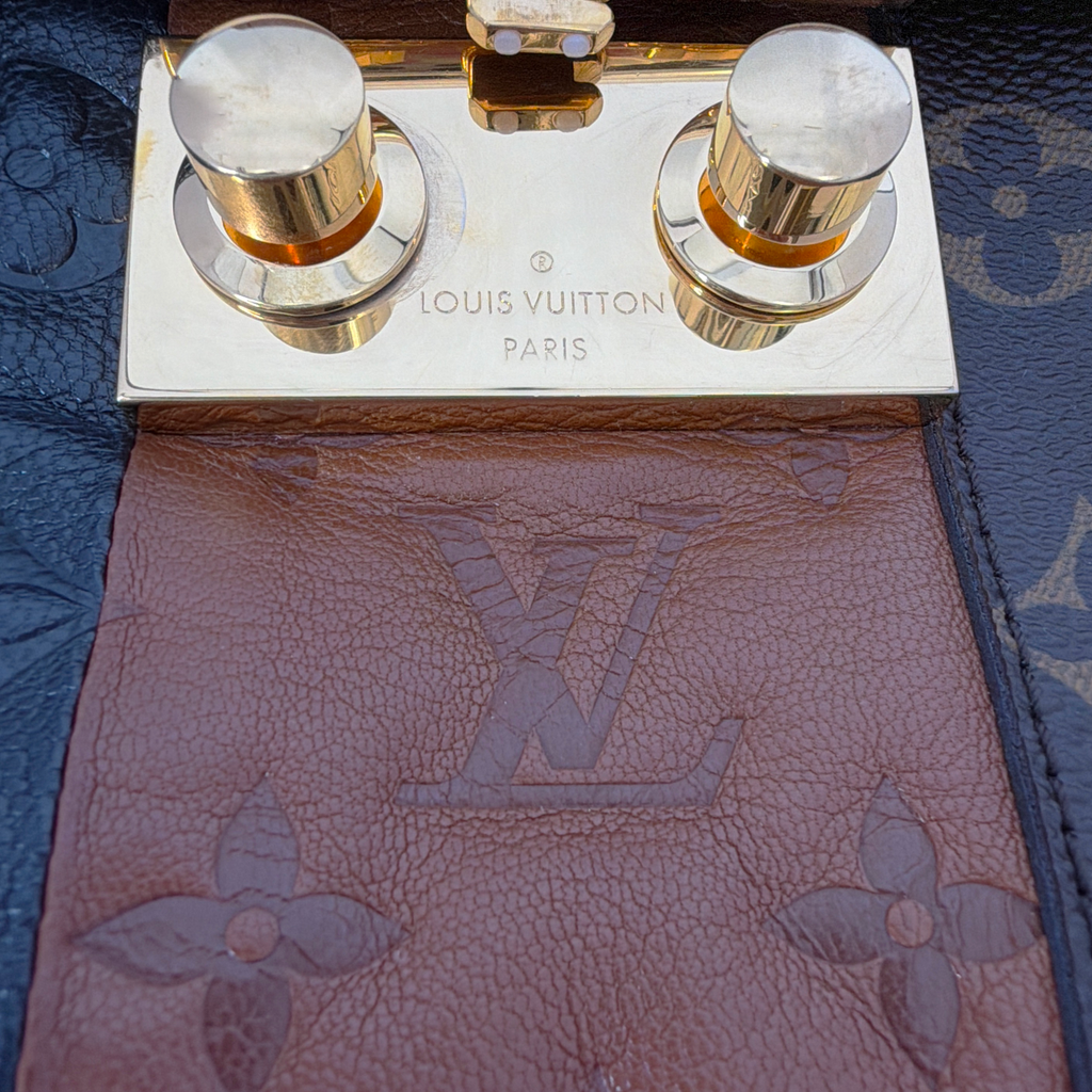 LOUIS VUITTON Limited Edition Monogram Blocks Pochette Plate Marine Louis Vuitton