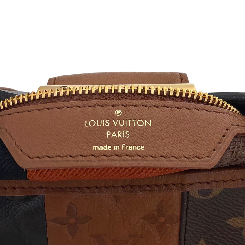LOUIS VUITTON Limited Edition Monogram Blocks Pochette Plate Marine Louis Vuitton