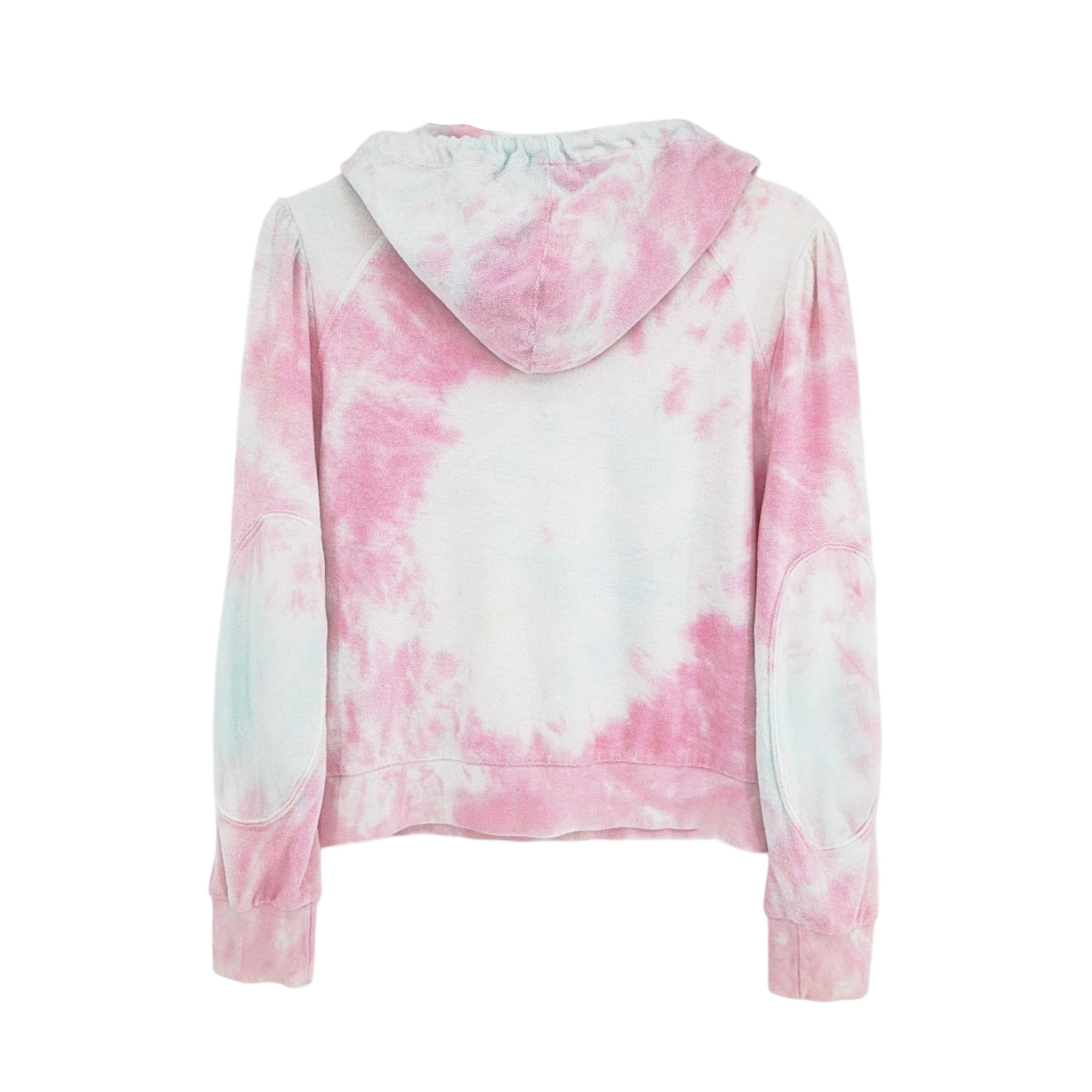 LOVESHACKFANCY Kirby Tie Dyed Terry Hoodie In Cherry Fizz S LoveShackFancy