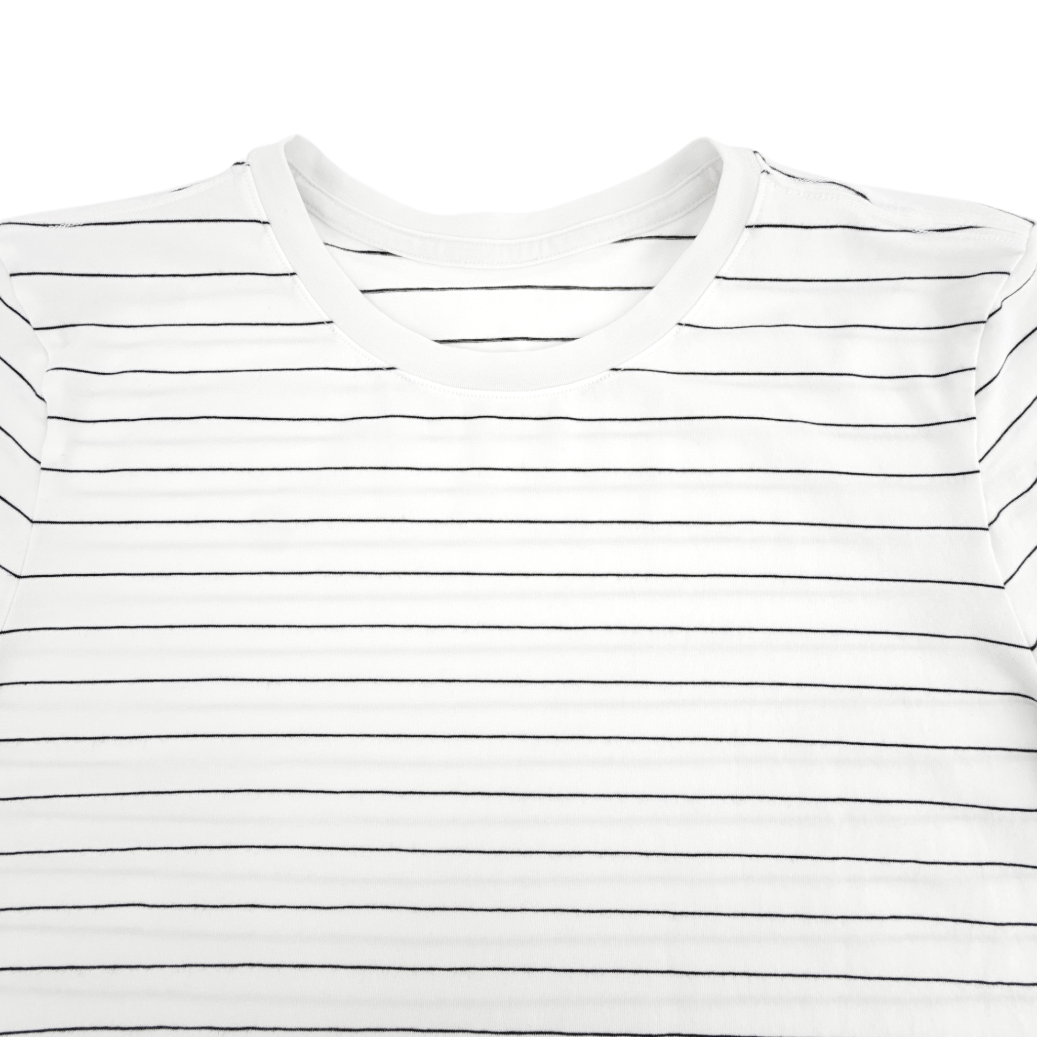 LULULEMON Love Crewneck T-Shirt in Short Serve Stripe White Black 6 Lululemon