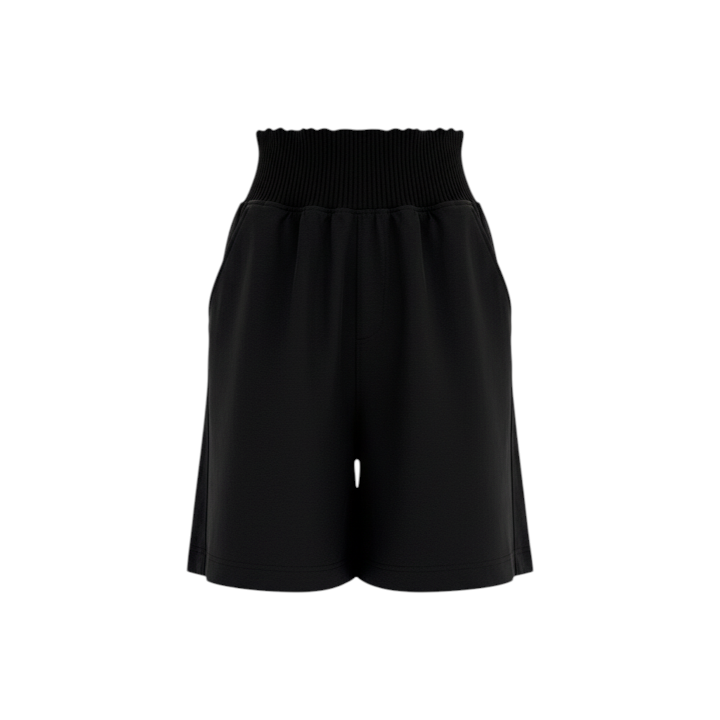 LULULEMON Stretch Woven Ruffle-Waist HR Short 9" in Black XXS Lululemon Athletica